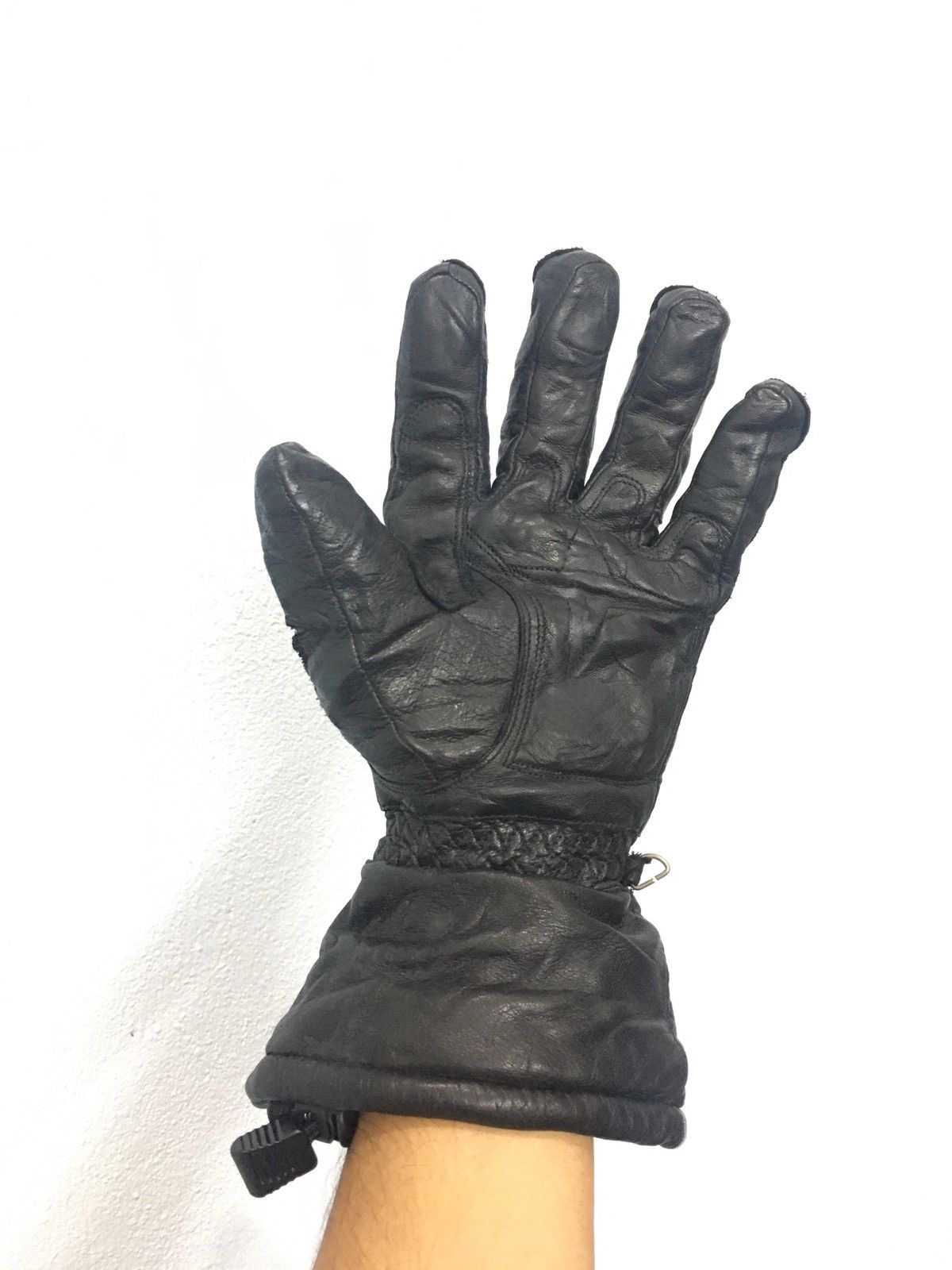 Genuine Leather × Harley Davidson × Leather HARLEY DAVIDSON GLOVE LEFT ONLY Size ONE SIZE - 3 Thumbnail