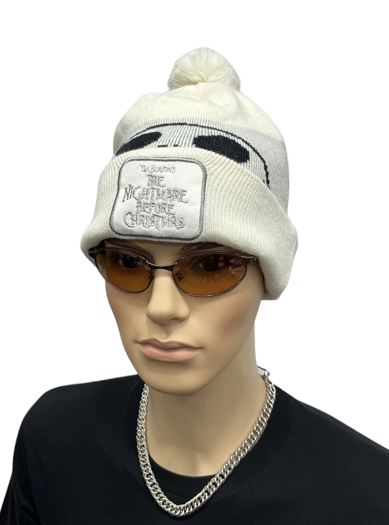 Vintage Vintage 90’s THE NIGHTMARE BEFORE CHRISTMAS Acrylic Beanie Size ONE SIZE - 2 Thumbnail