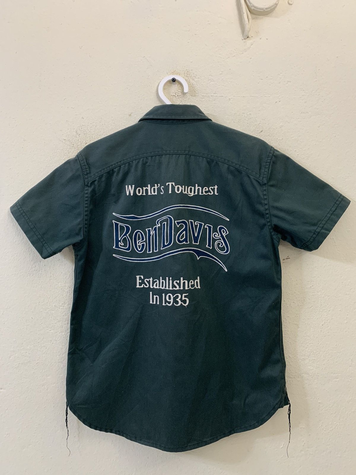 Ben Davis Ben Davis Embroidery Spellout Shirt Size US S / EU 44-46 / 1 - 1 Thumbnail