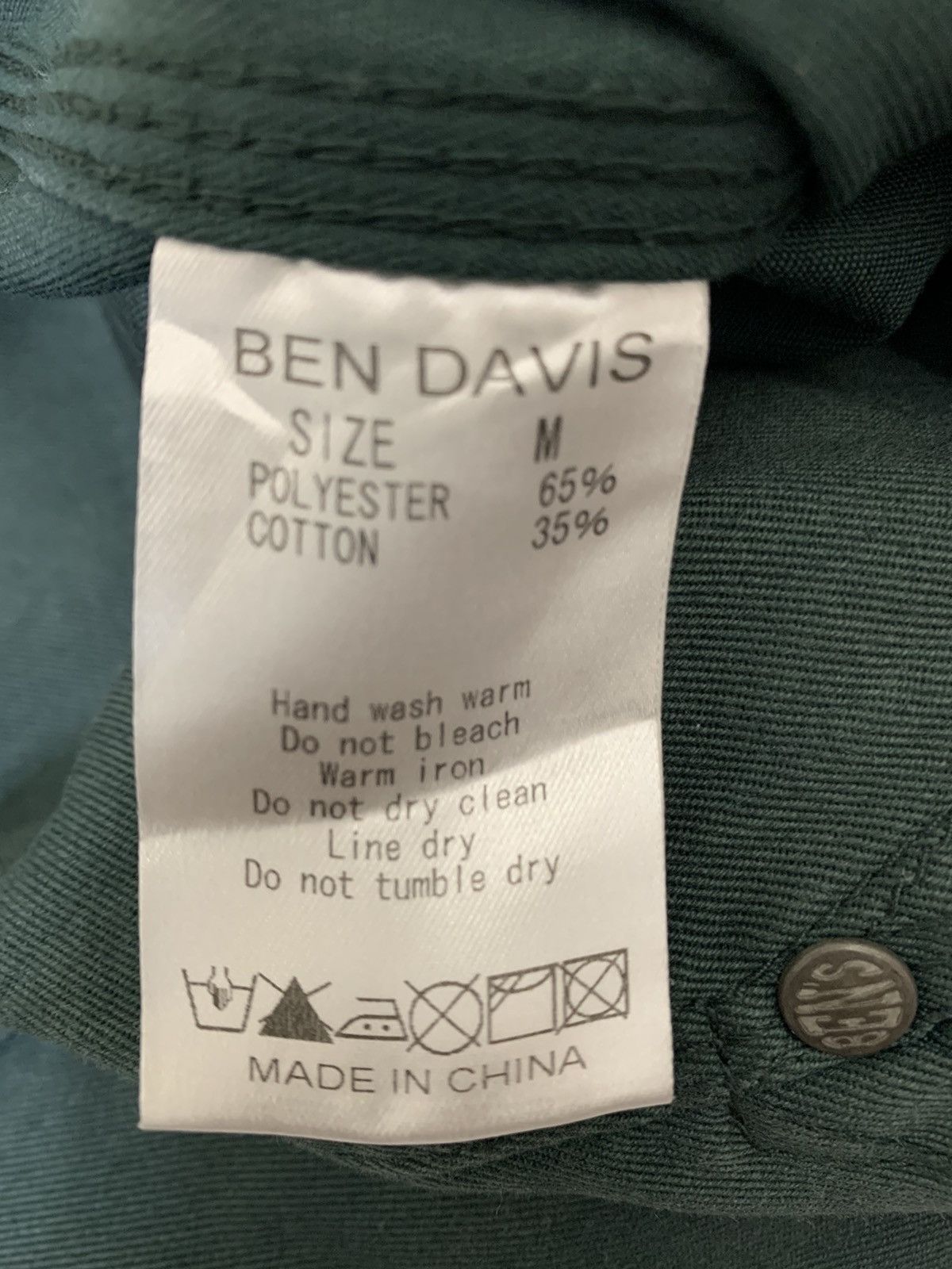 Ben Davis Ben Davis Embroidery Spellout Shirt Size US S / EU 44-46 / 1 - 10 Thumbnail