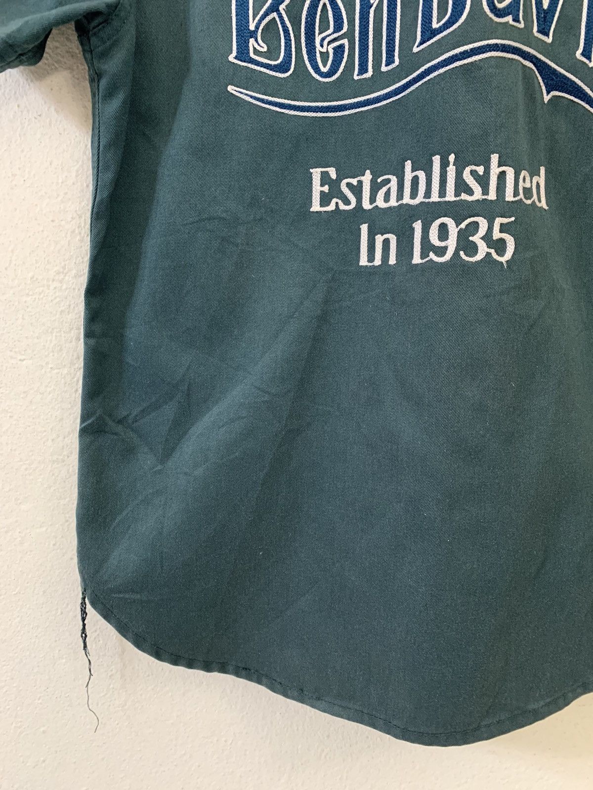 Ben Davis Ben Davis Embroidery Spellout Shirt Size US S / EU 44-46 / 1 - 3 Thumbnail