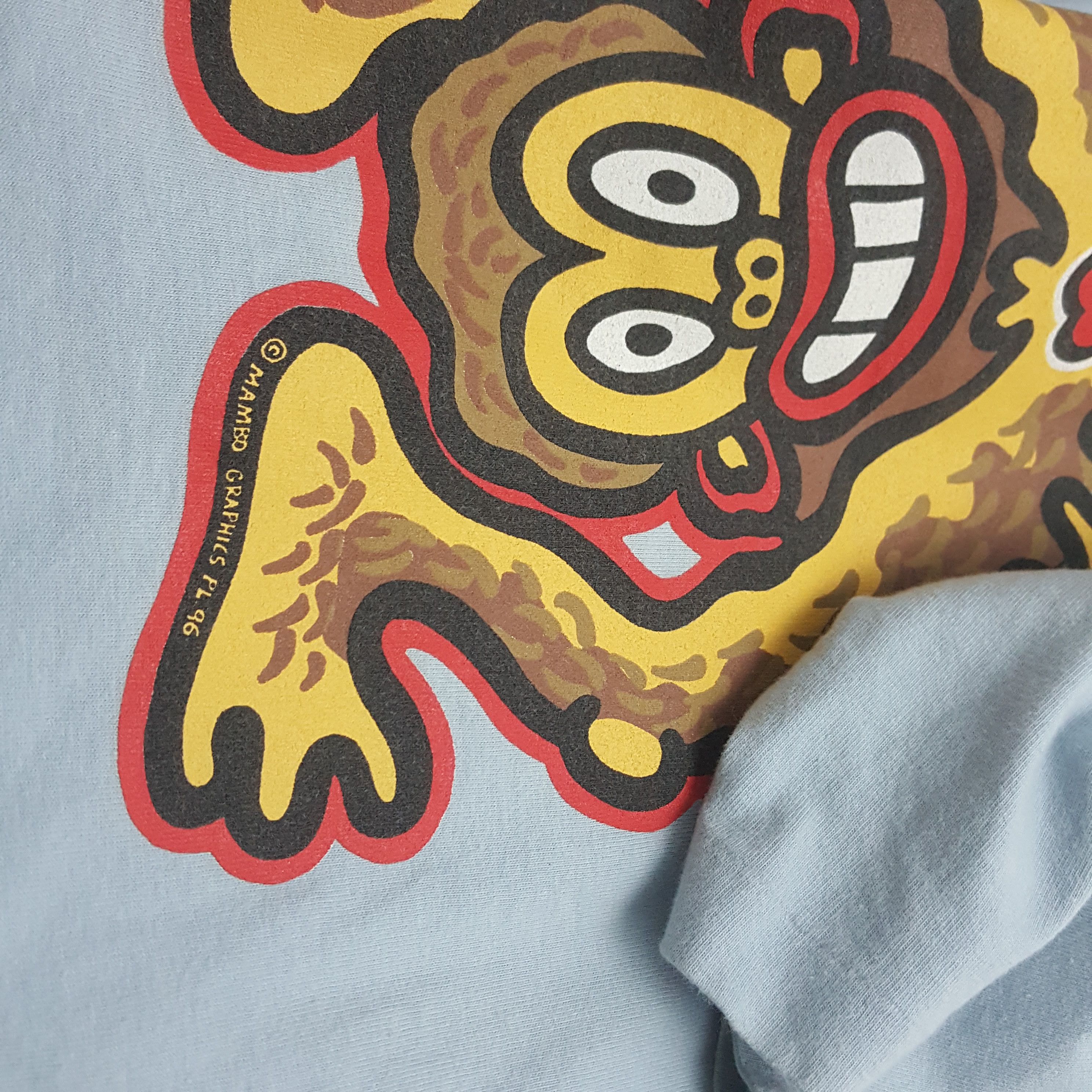 Mambo × Vintage Vintage 90's MAMBO surf style streetwear design t-shirt Size US L / EU 52-54 / 3 - 9 Thumbnail