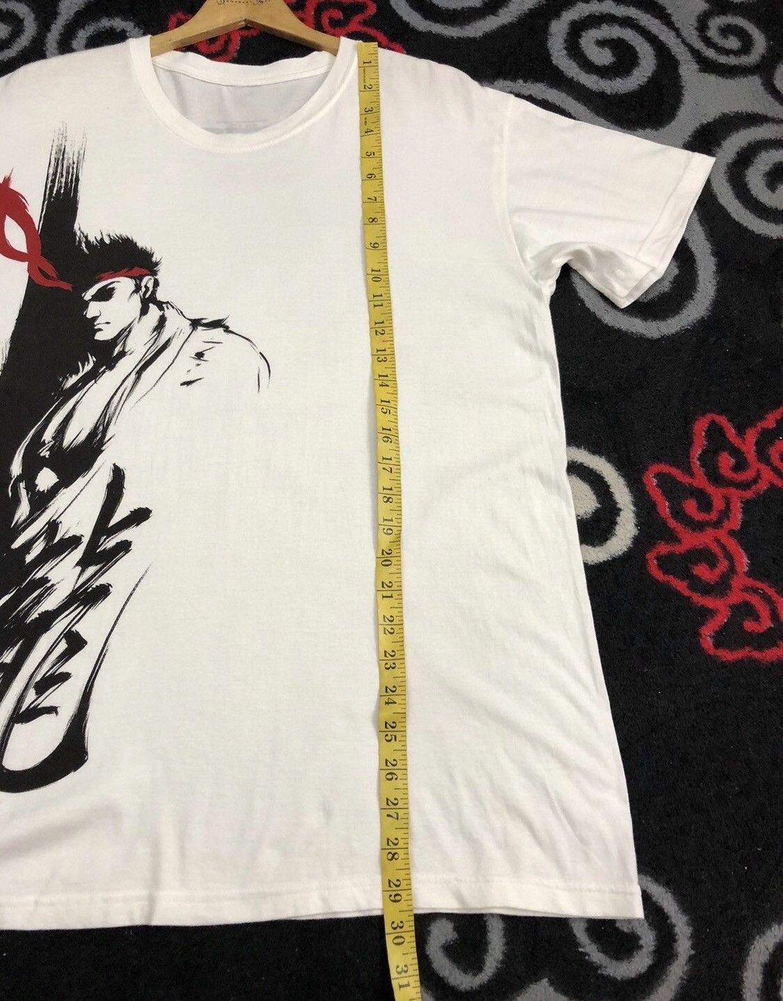 Anime Capcom's Street Fighter Ryu Japanese Anime Manga T-Shirt Size US L / EU 52-54 / 3 - 6 Thumbnail