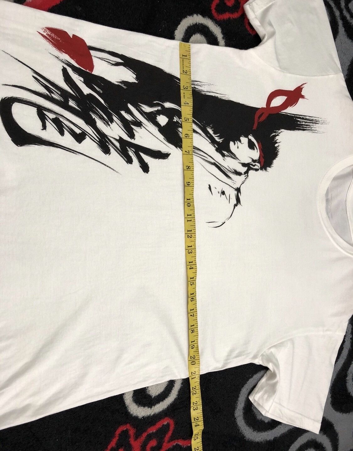 Anime Capcom's Street Fighter Ryu Japanese Anime Manga T-Shirt Size US L / EU 52-54 / 3 - 5 Thumbnail