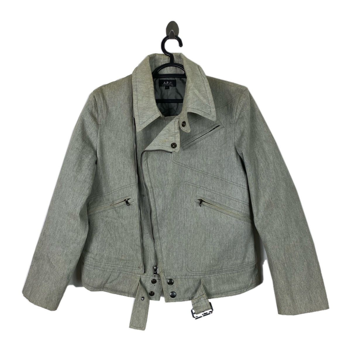 A.P.C. 🔥A.P.C BIKER WIXED CHORE JACKET NICE DESIGN Size US M / EU 48-50 / 2 - 2 Thumbnail