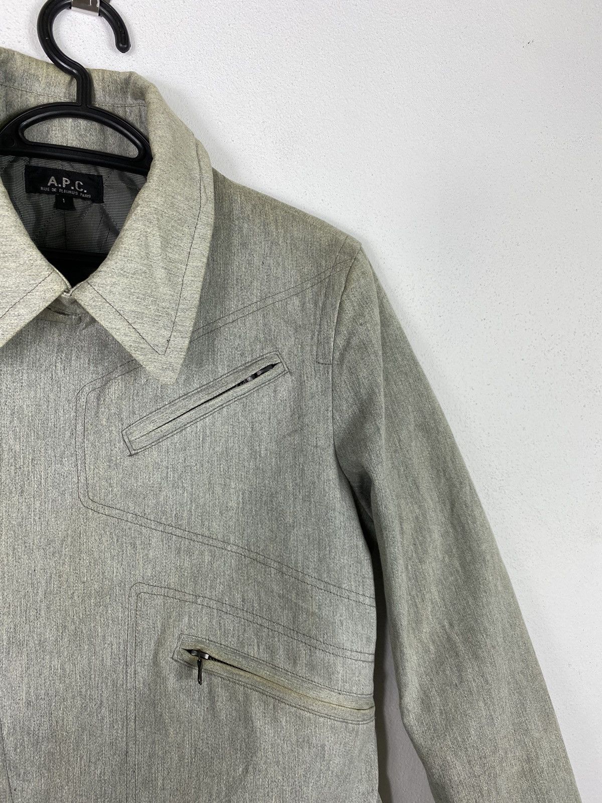 A.P.C. 🔥A.P.C BIKER WIXED CHORE JACKET NICE DESIGN Size US M / EU 48-50 / 2 - 7 Thumbnail