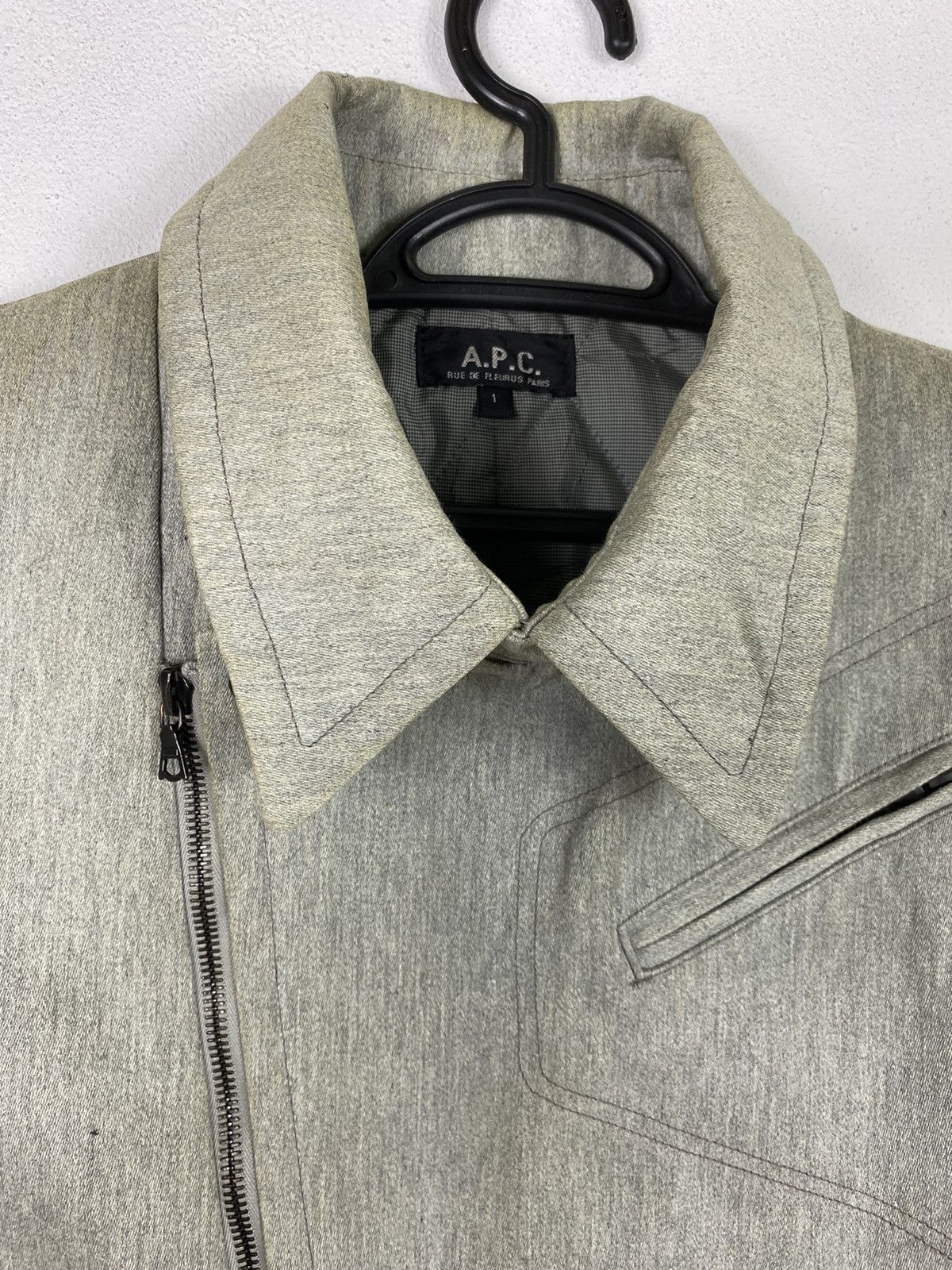 A.P.C. 🔥A.P.C BIKER WIXED CHORE JACKET NICE DESIGN Size US M / EU 48-50 / 2 - 5 Thumbnail