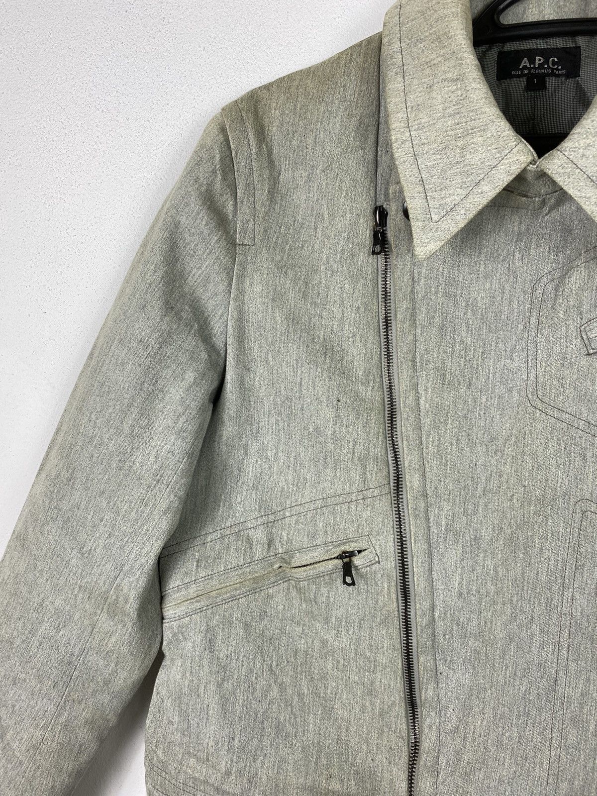A.P.C. 🔥A.P.C BIKER WIXED CHORE JACKET NICE DESIGN Size US M / EU 48-50 / 2 - 8 Thumbnail
