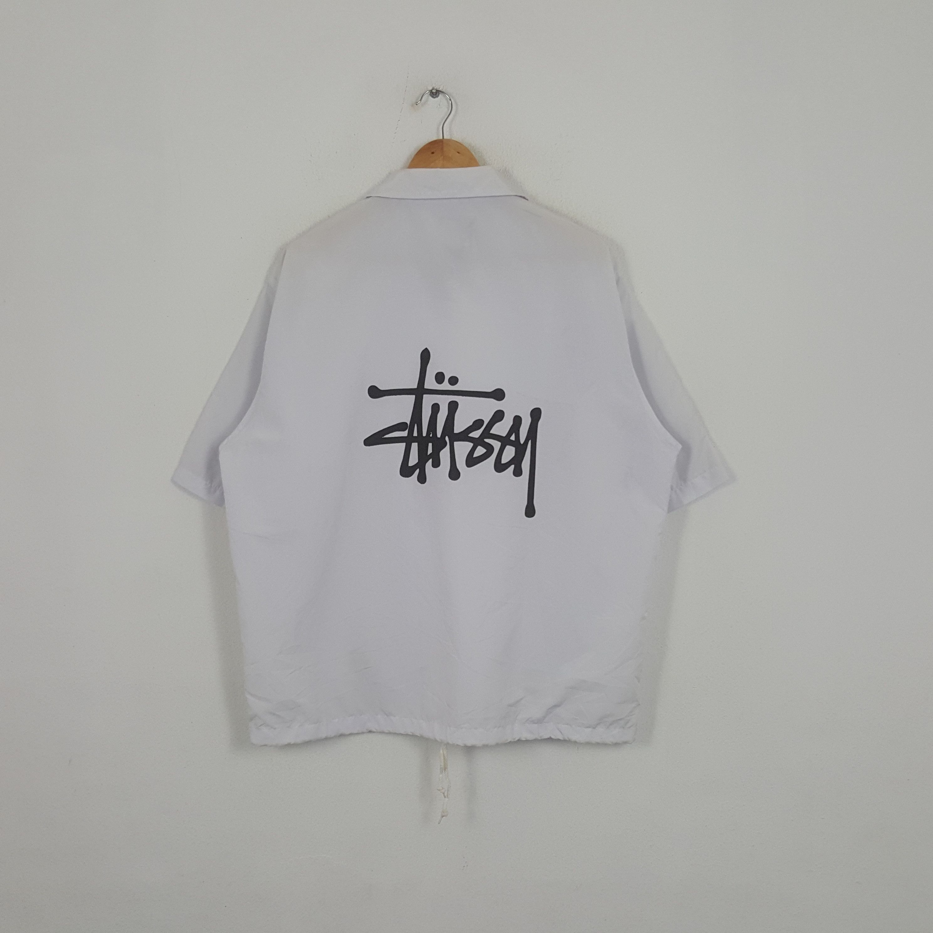 Stussy × Vintage Vintage Stussy Streetwear Skateboard Custom Art Jacket Size US XL / EU 56 / 4 - 1 Thumbnail