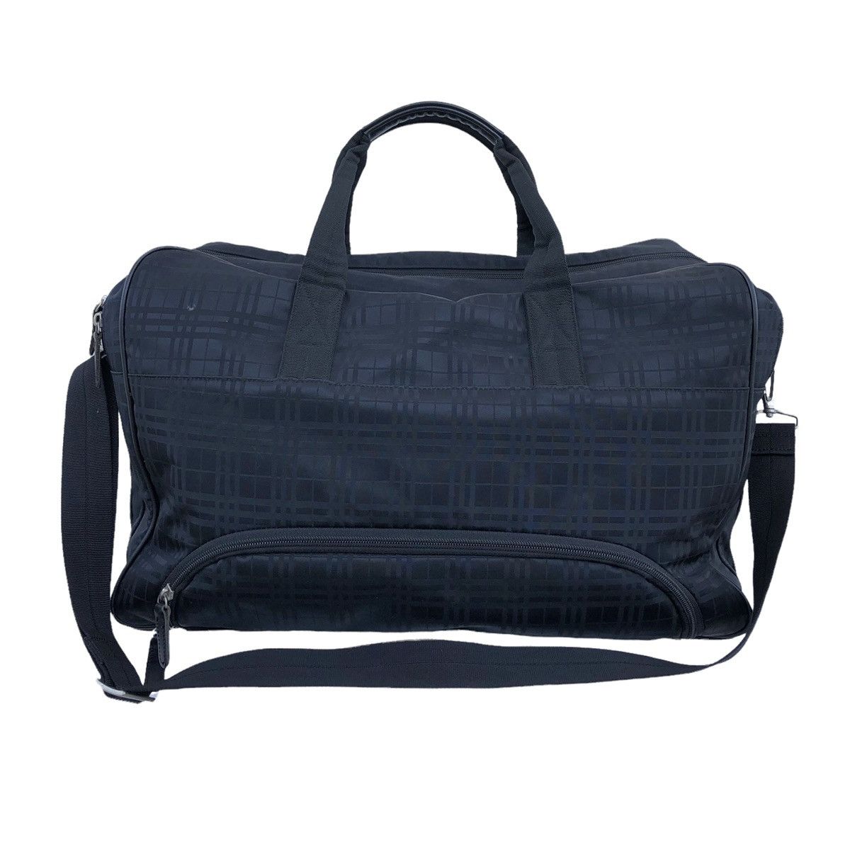 Burberry Burberry Golf Travel Check Plaid Boston Bag BFL27-010 Size ONE SIZE - 6 Thumbnail