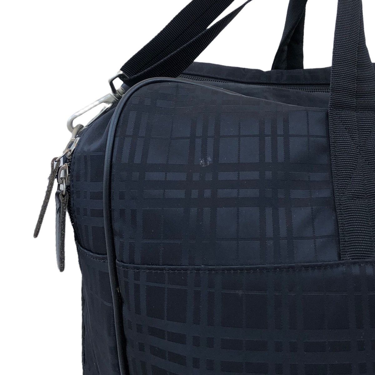 Burberry Burberry Golf Travel Check Plaid Boston Bag BFL27-010 Size ONE SIZE - 10 Thumbnail