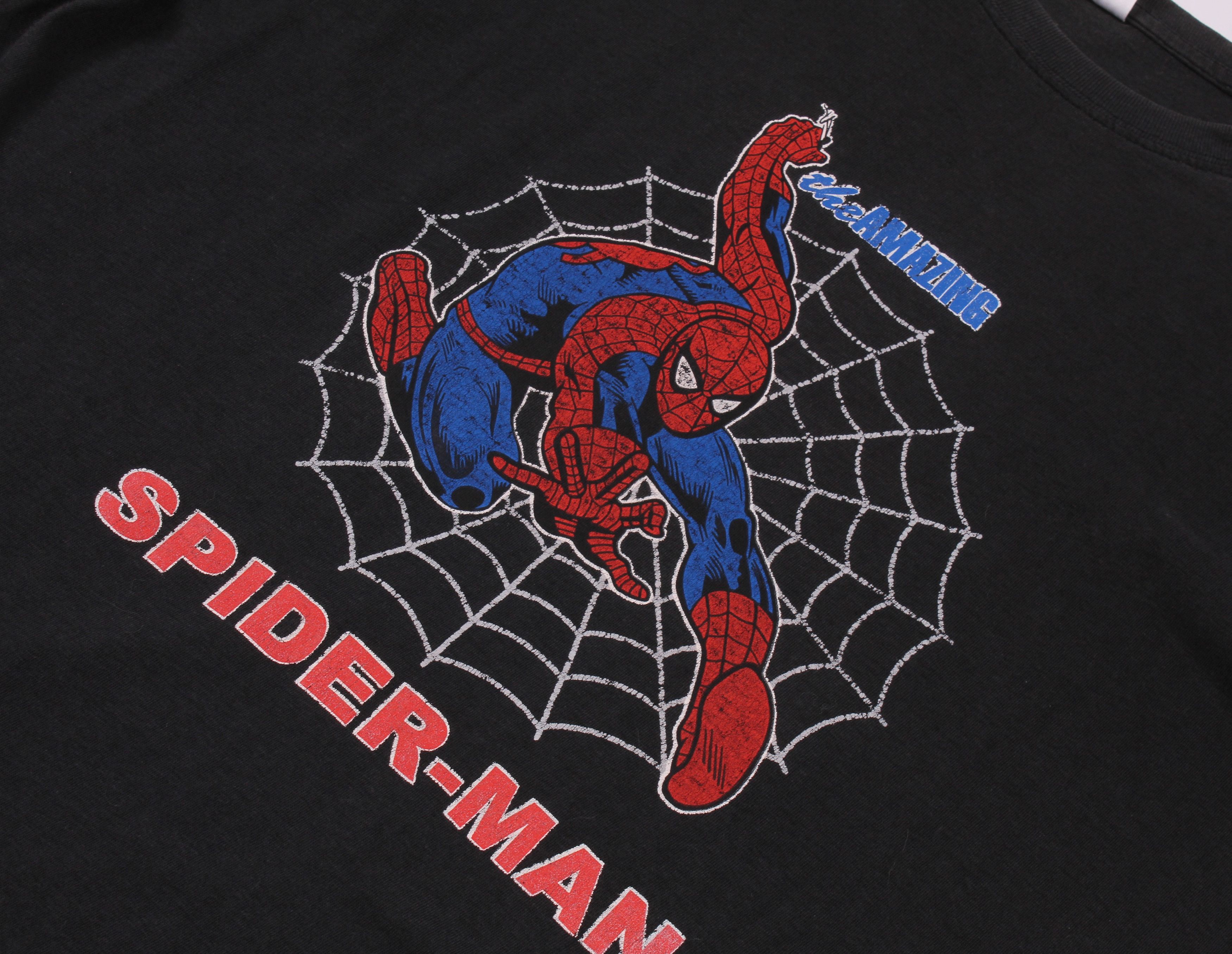 DC Comics × Marvel Comics × Vintage Vintage The Amazing Spiderman T-shirt Size US S / EU 44-46 / 1 - 3 Thumbnail