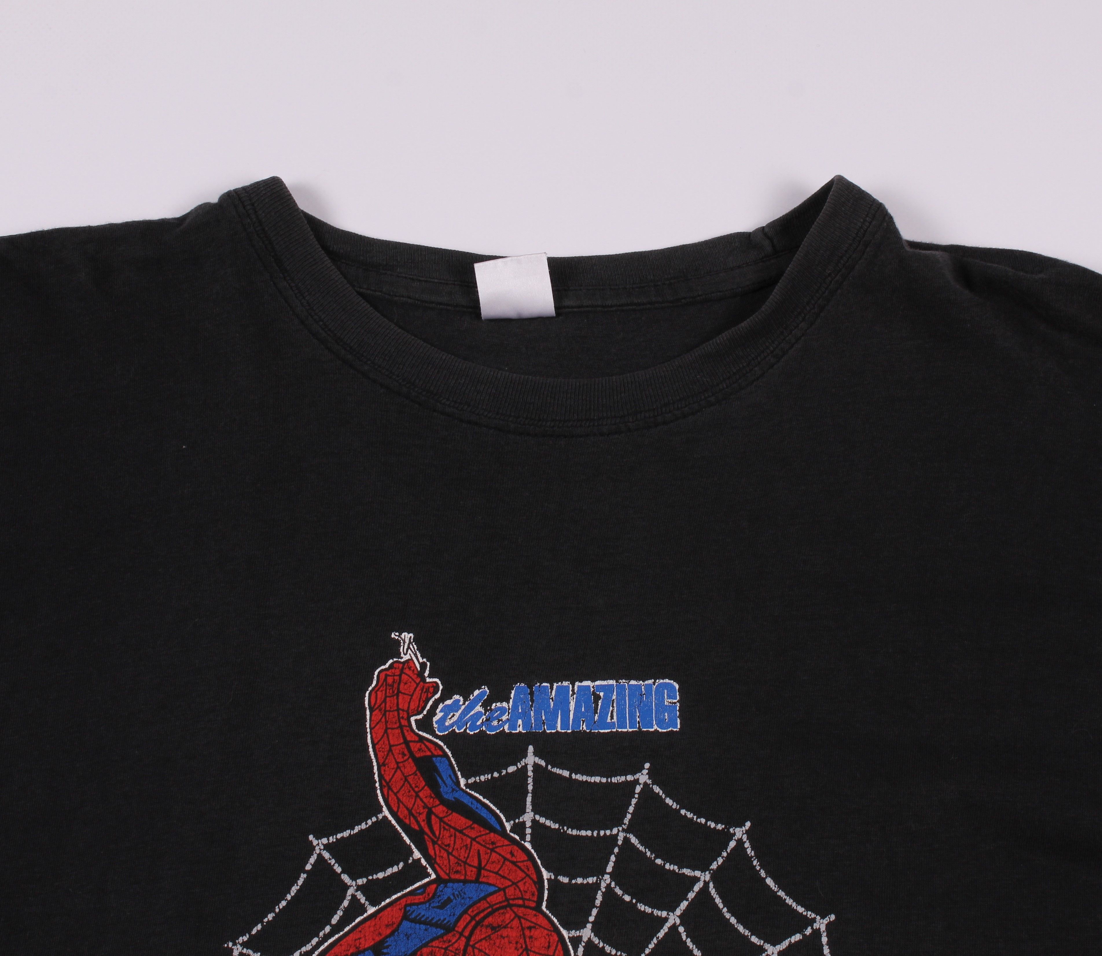 DC Comics × Marvel Comics × Vintage Vintage The Amazing Spiderman T-shirt Size US S / EU 44-46 / 1 - 2 Thumbnail