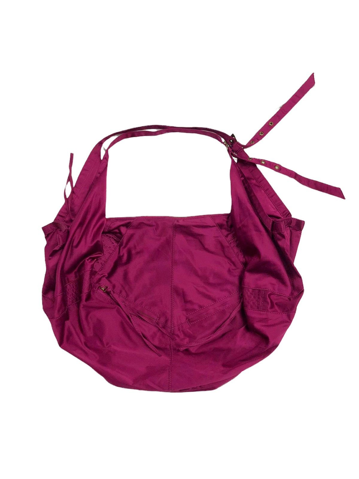 Japanese Brand 00's And A Japan 2 way cotton burgundy bag Size ONE SIZE - 3 Thumbnail