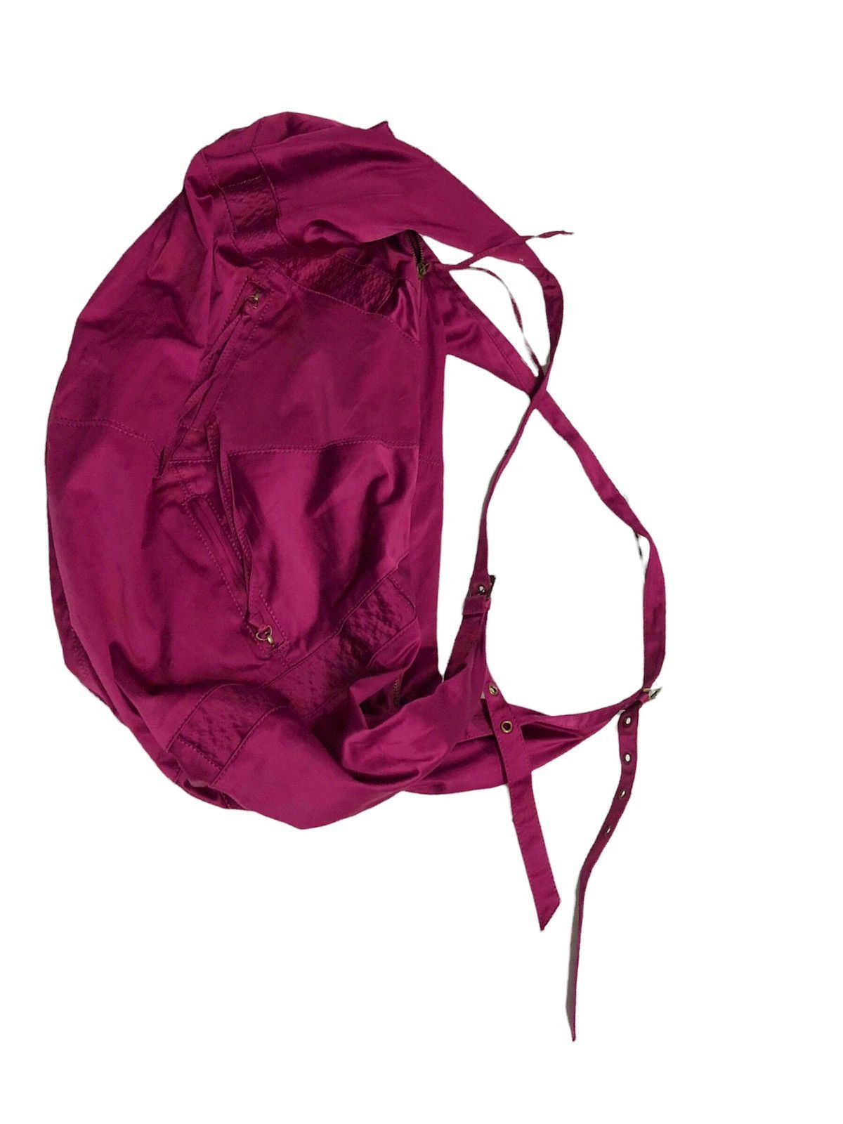 Japanese Brand 00's And A Japan 2 way cotton burgundy bag Size ONE SIZE - 9 Thumbnail