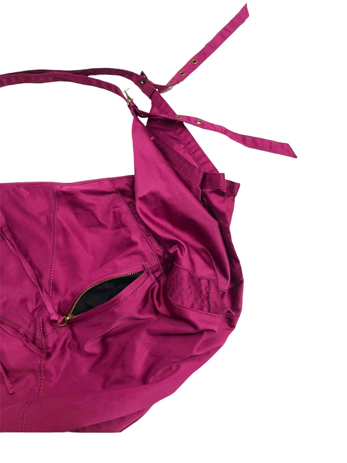 Japanese Brand 00's And A Japan 2 way cotton burgundy bag Size ONE SIZE - 4 Thumbnail