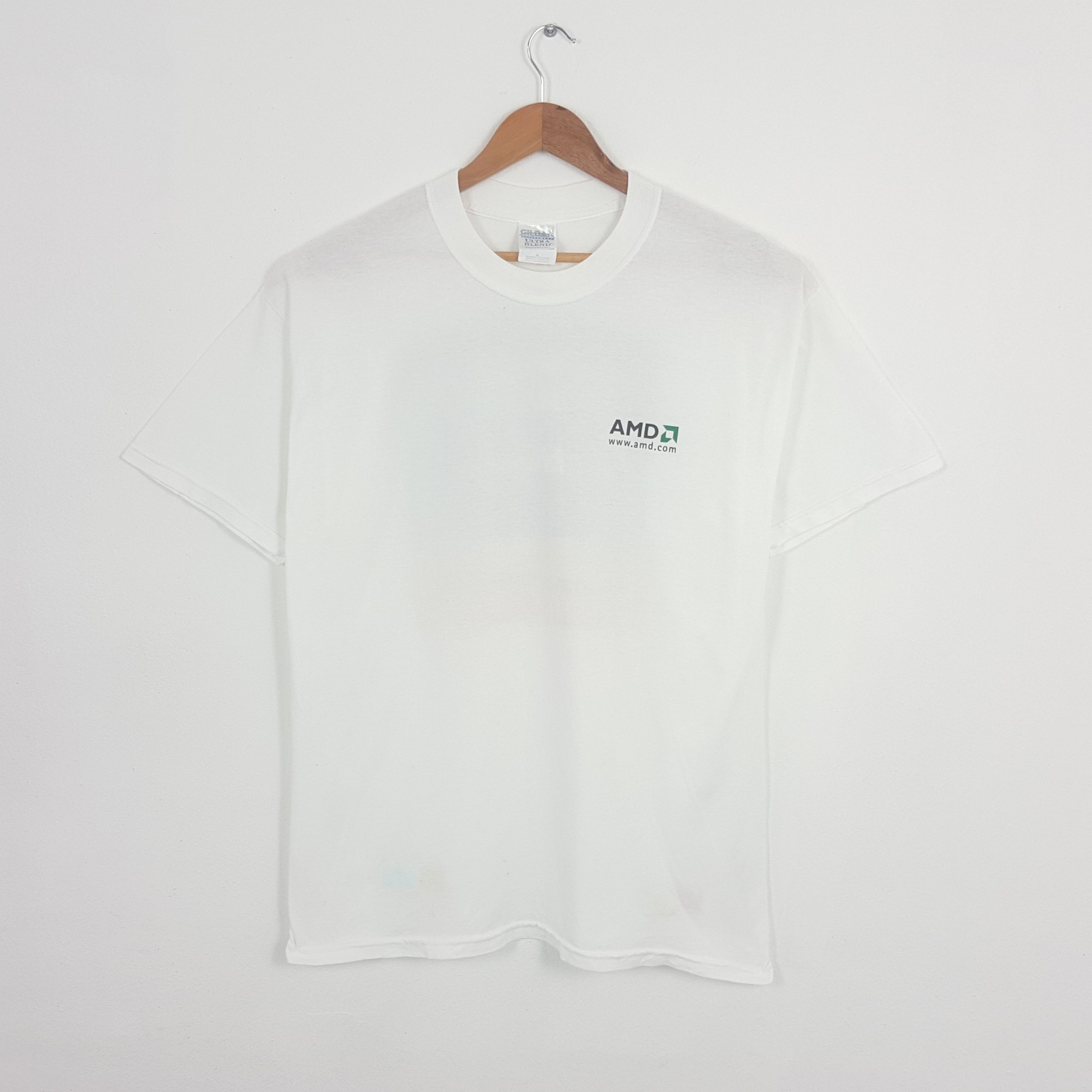 Apple × Microsoft × Vintage Vintage AMD ATHLON PROCESSER Microsoft Streetwear T-Shirt Size US XL / EU 56 / 4 - 3 Thumbnail