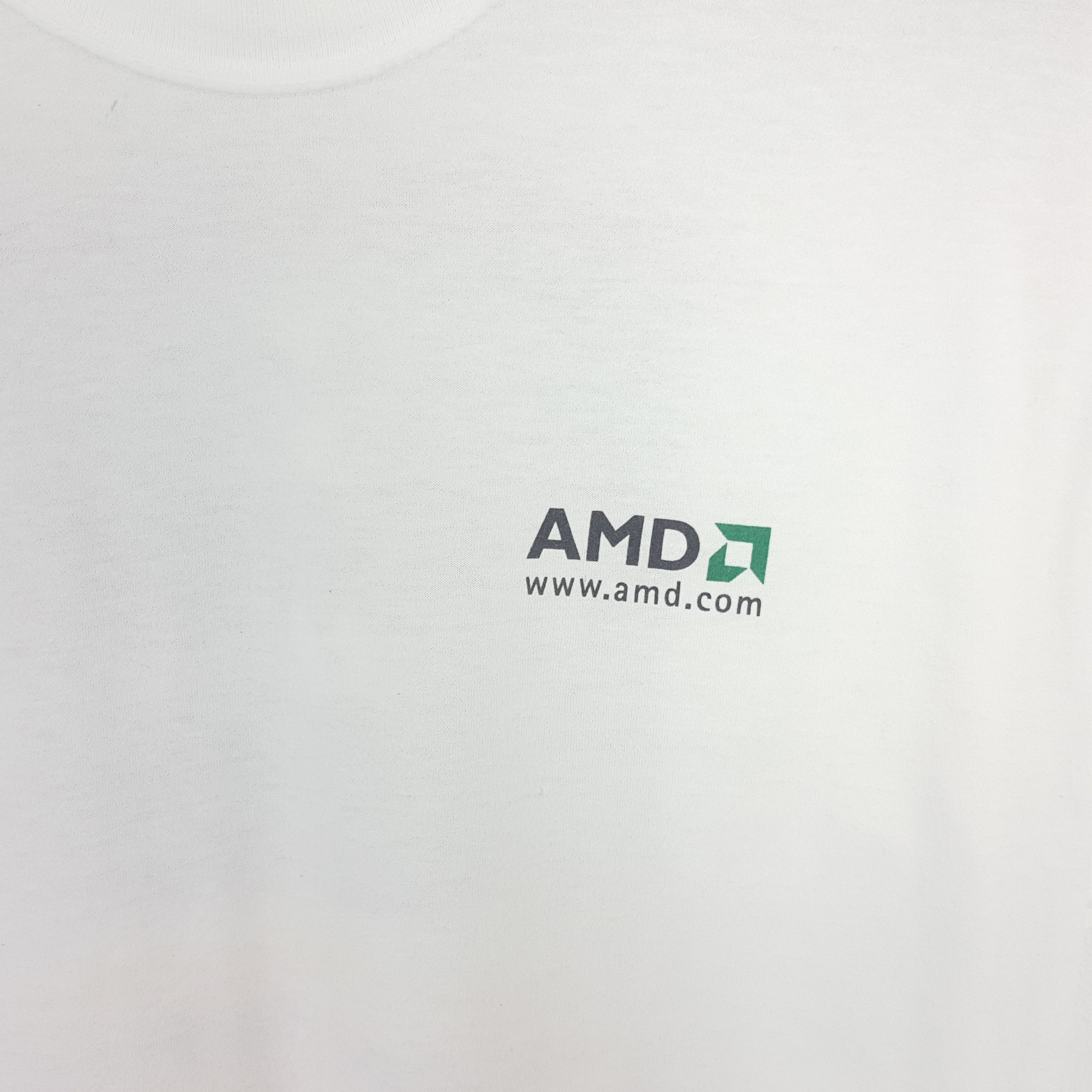 Apple × Microsoft × Vintage Vintage AMD ATHLON PROCESSER Microsoft Streetwear T-Shirt Size US XL / EU 56 / 4 - 4 Thumbnail