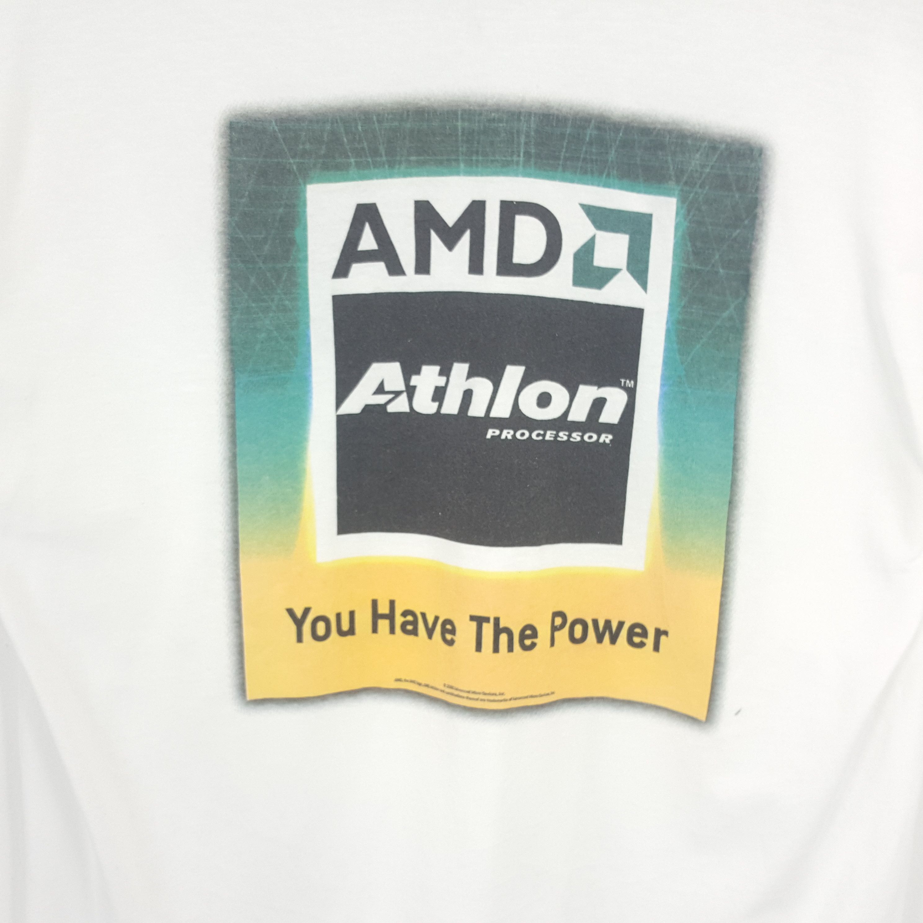 Apple × Microsoft × Vintage Vintage AMD ATHLON PROCESSER Microsoft Streetwear T-Shirt Size US XL / EU 56 / 4 - 2 Thumbnail