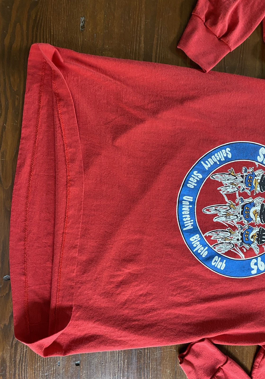 Vintage Vintage 1995 90s Salisbury Bike Single Stitch Long Sleeve Size US L / EU 52-54 / 3 - 19 Thumbnail