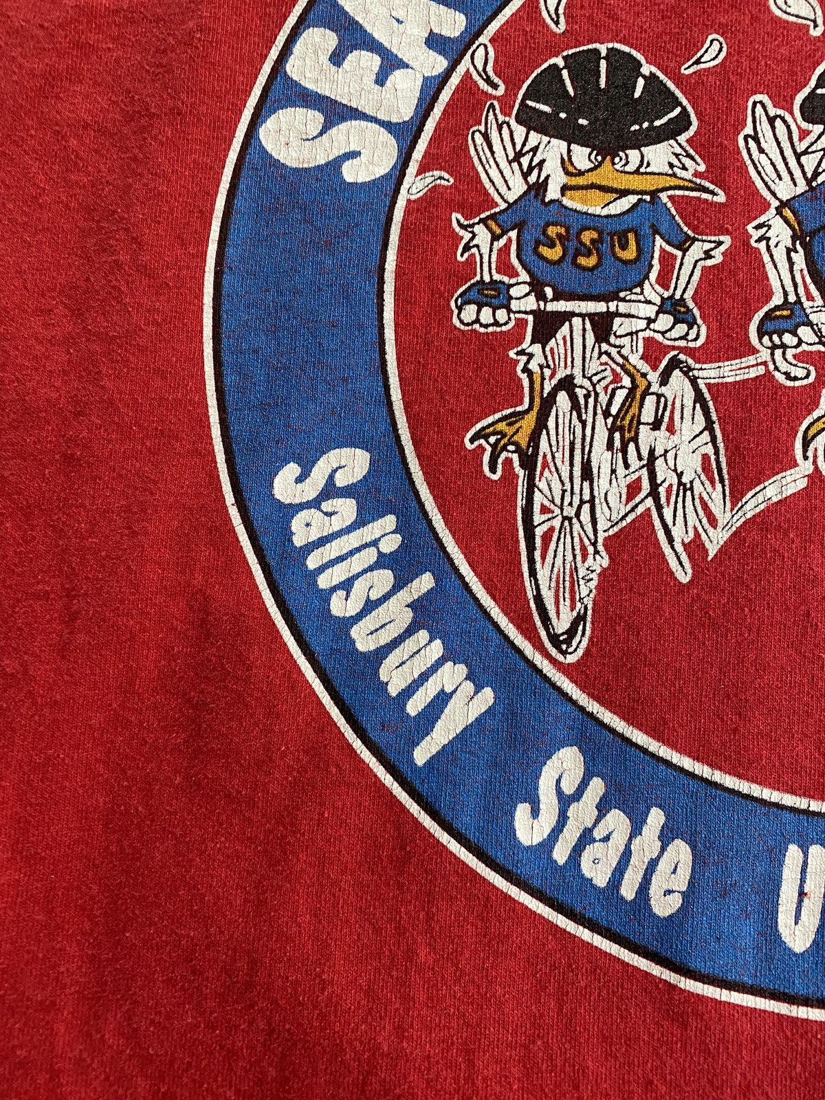 Vintage Vintage 1995 90s Salisbury Bike Single Stitch Long Sleeve Size US L / EU 52-54 / 3 - 17 Thumbnail
