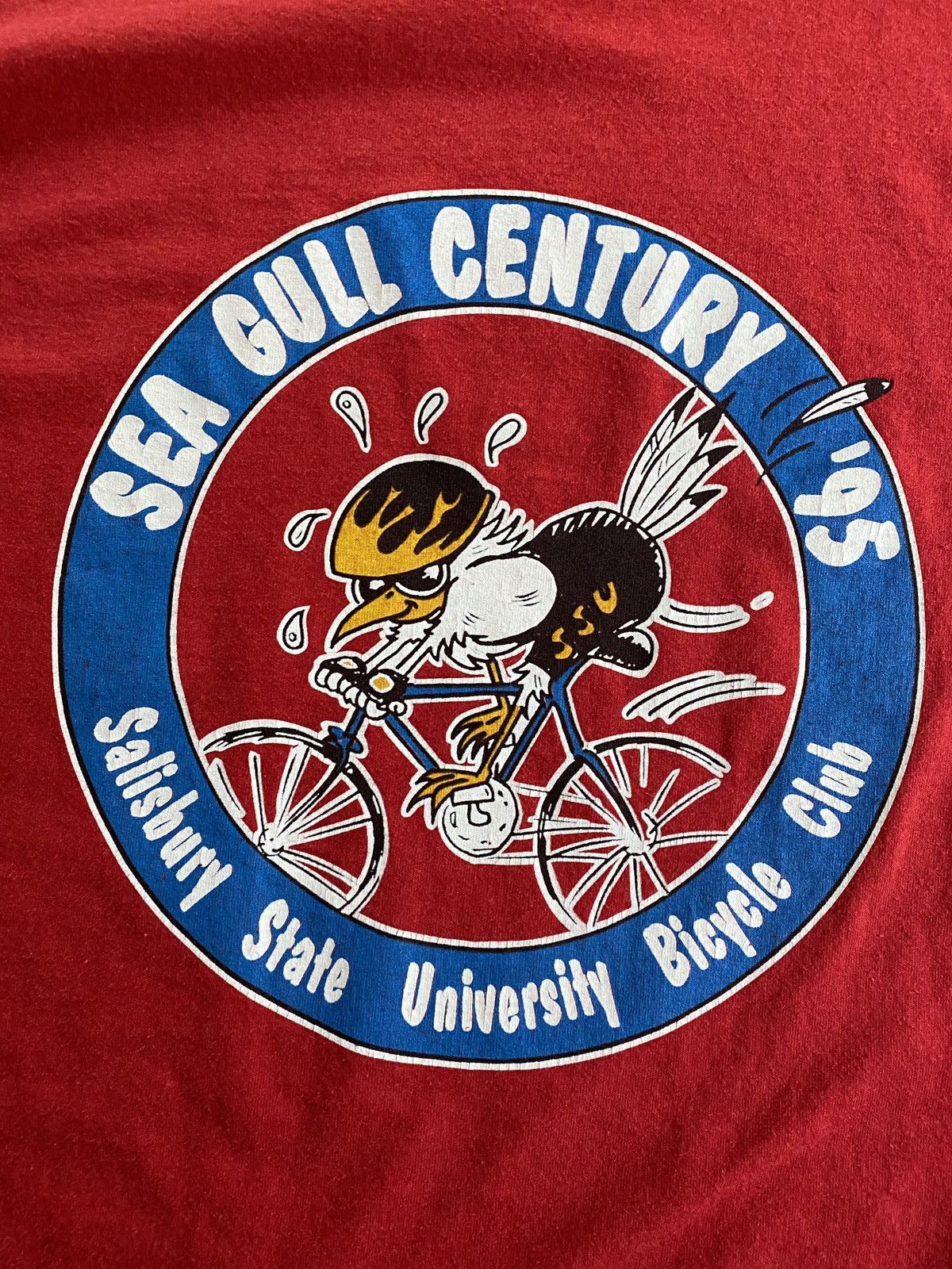 Vintage Vintage 1995 90s Salisbury Bike Single Stitch Long Sleeve Size US L / EU 52-54 / 3 - 3 Thumbnail