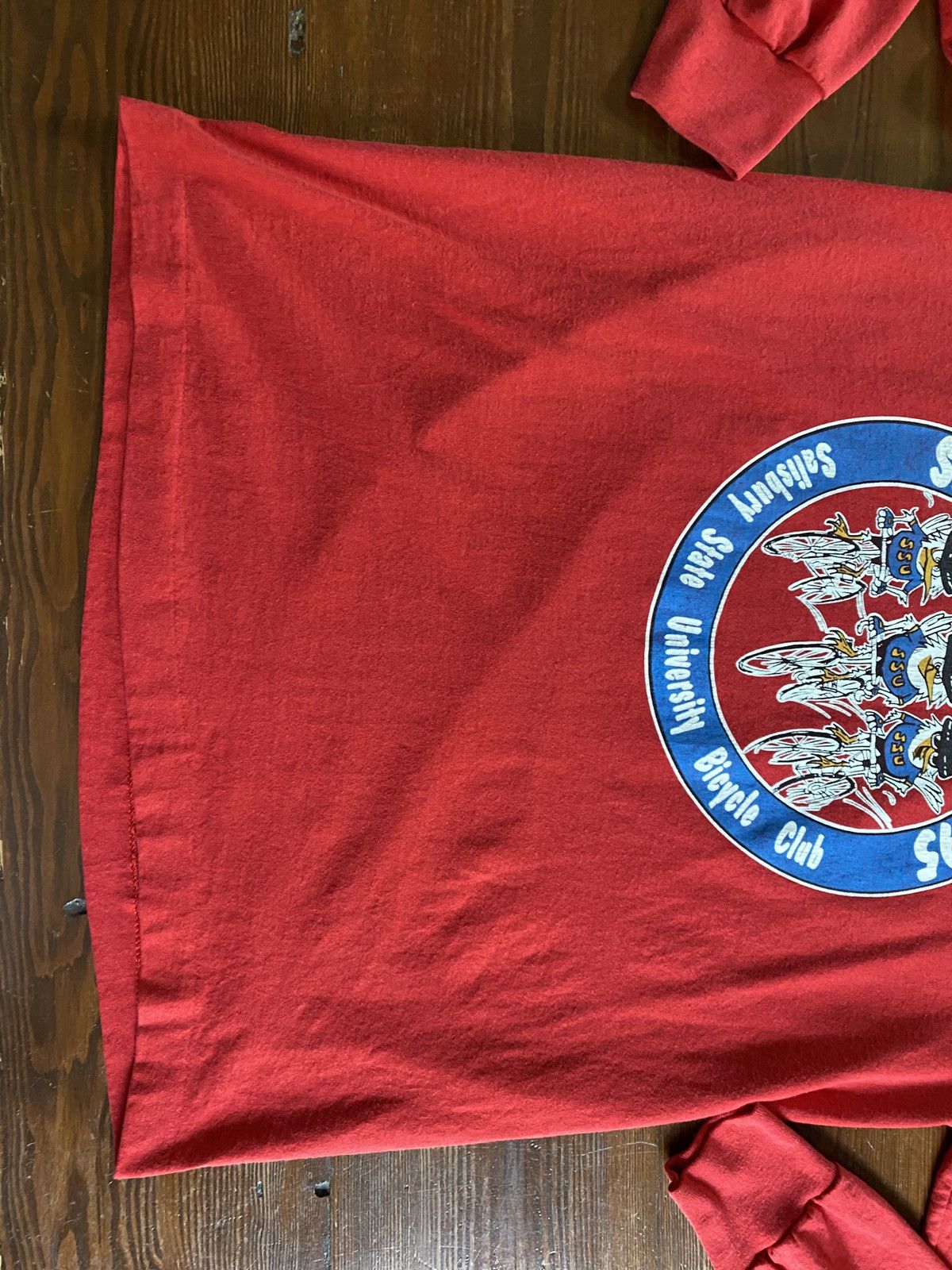 Vintage Vintage 1995 90s Salisbury Bike Single Stitch Long Sleeve Size US L / EU 52-54 / 3 - 18 Thumbnail
