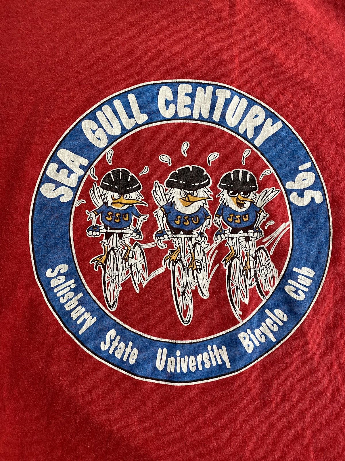 Vintage Vintage 1995 90s Salisbury Bike Single Stitch Long Sleeve Size US L / EU 52-54 / 3 - 12 Thumbnail
