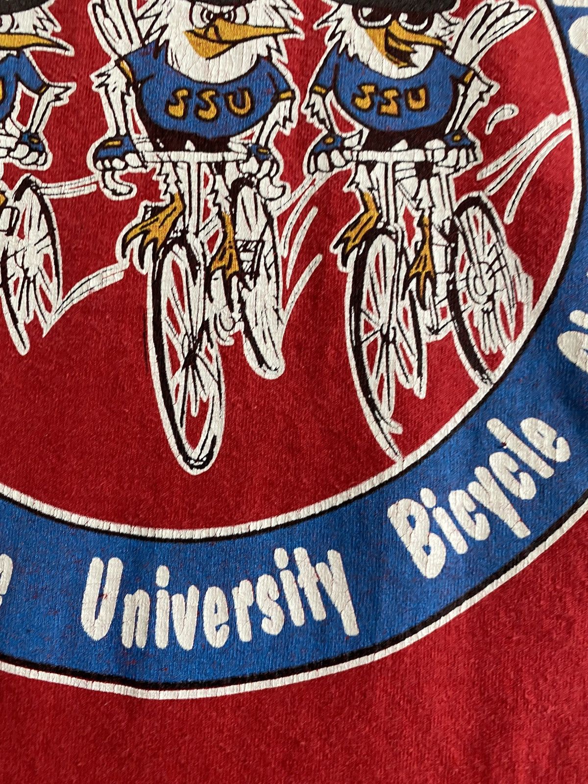 Vintage Vintage 1995 90s Salisbury Bike Single Stitch Long Sleeve Size US L / EU 52-54 / 3 - 16 Thumbnail