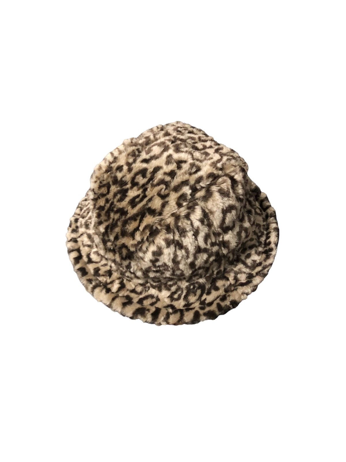 Japanese Brand 2000's Rare fake fur leopard bucket seditionaries hat Size ONE SIZE - 2 Thumbnail