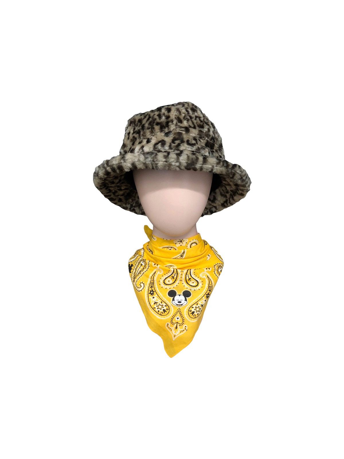 Japanese Brand 2000's Rare fake fur leopard bucket seditionaries hat Size ONE SIZE - 6 Thumbnail