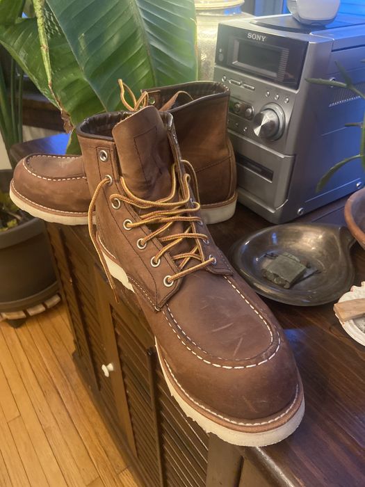 Red Wing Red Wing Moc Toe Tan/brown | Grailed