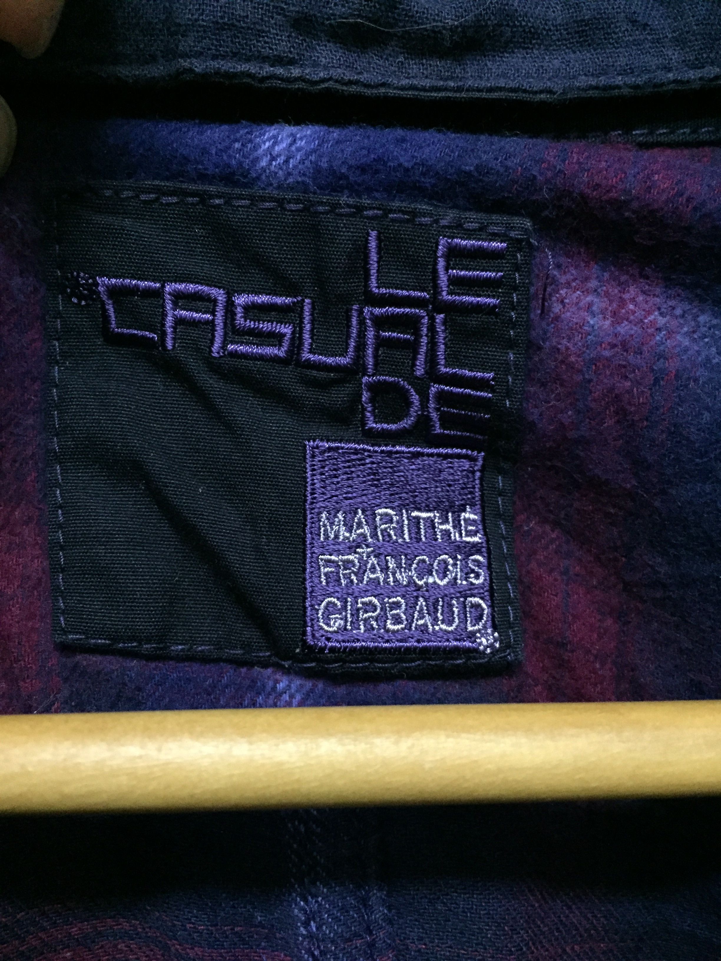 Marithe + Francois Girbaud MFG neon tartan button Flannel Removeable Hoodie Size US S / EU 44-46 / 1 - 8 Thumbnail