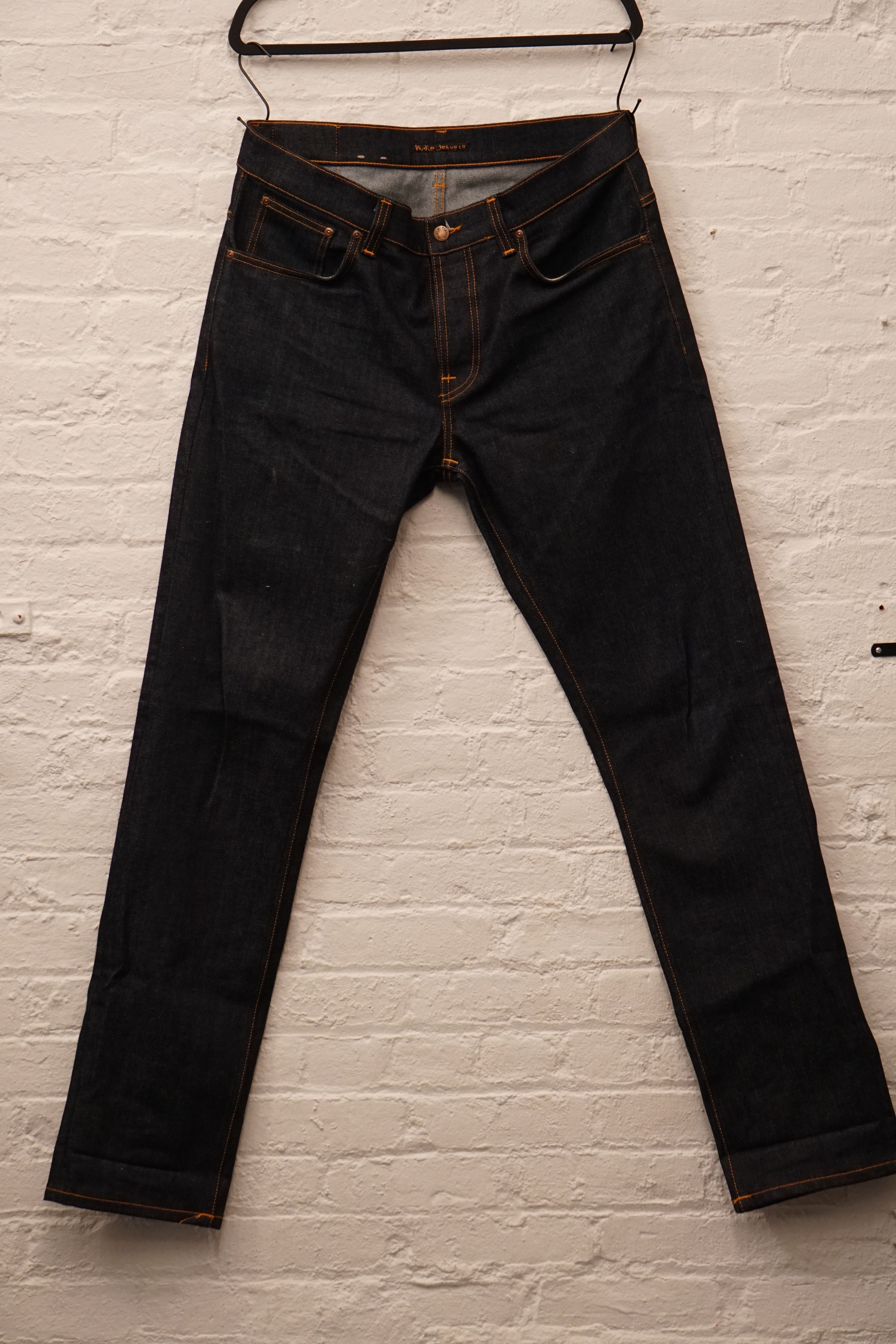 Nudie Grim Tim Dry True Navy 36x36