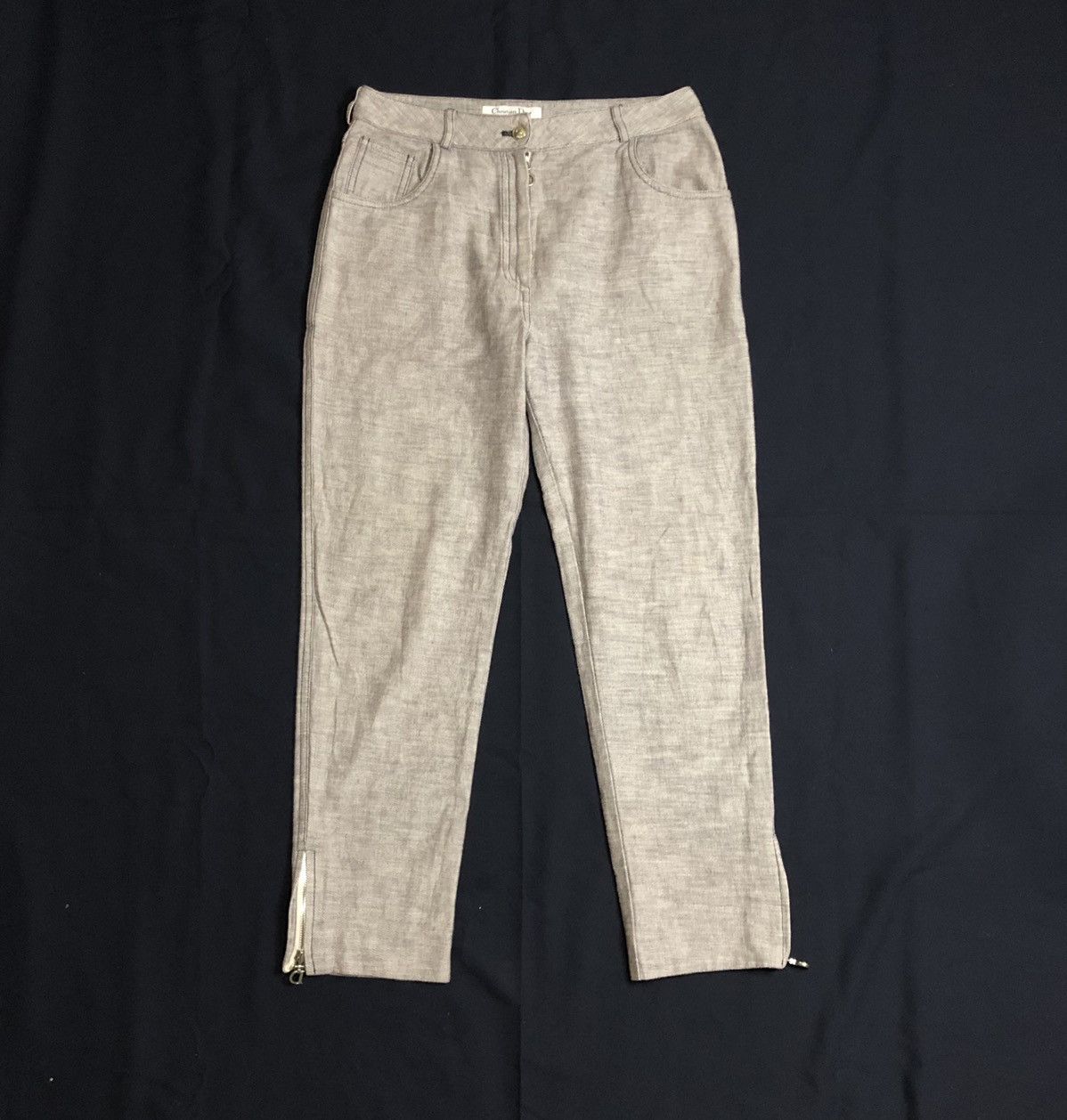 Christian Dior Monsieur Vintage Authentic Christian Dior Riri Zipper Size US 30 / EU 46 - 1 Thumbnail