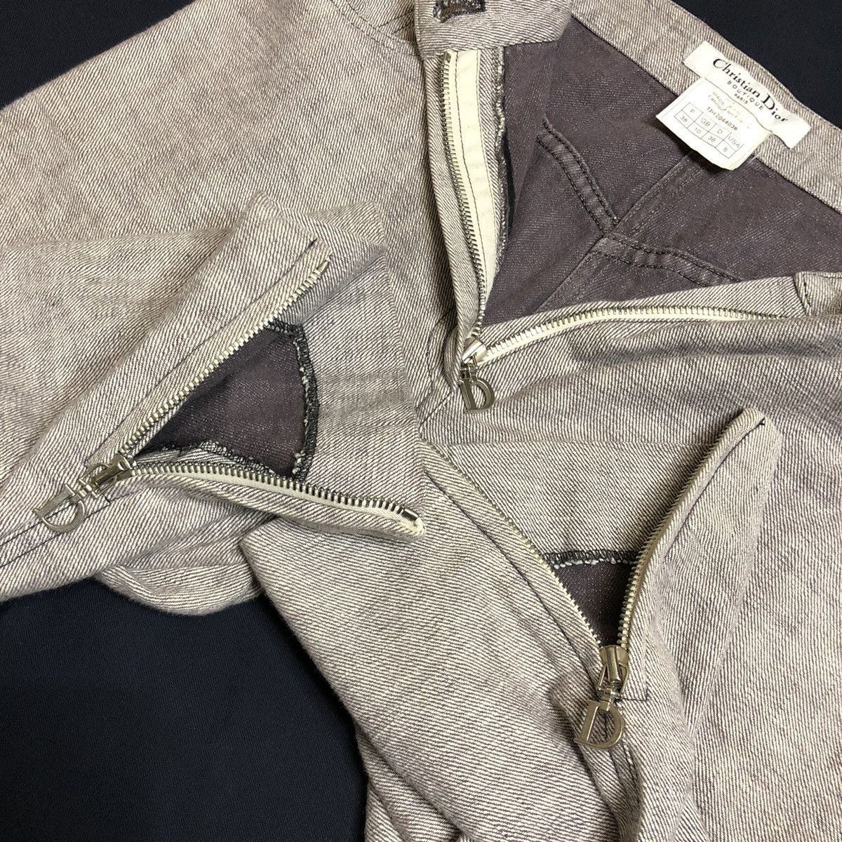 Christian Dior Monsieur Vintage Authentic Christian Dior Riri Zipper Size US 30 / EU 46 - 7 Thumbnail