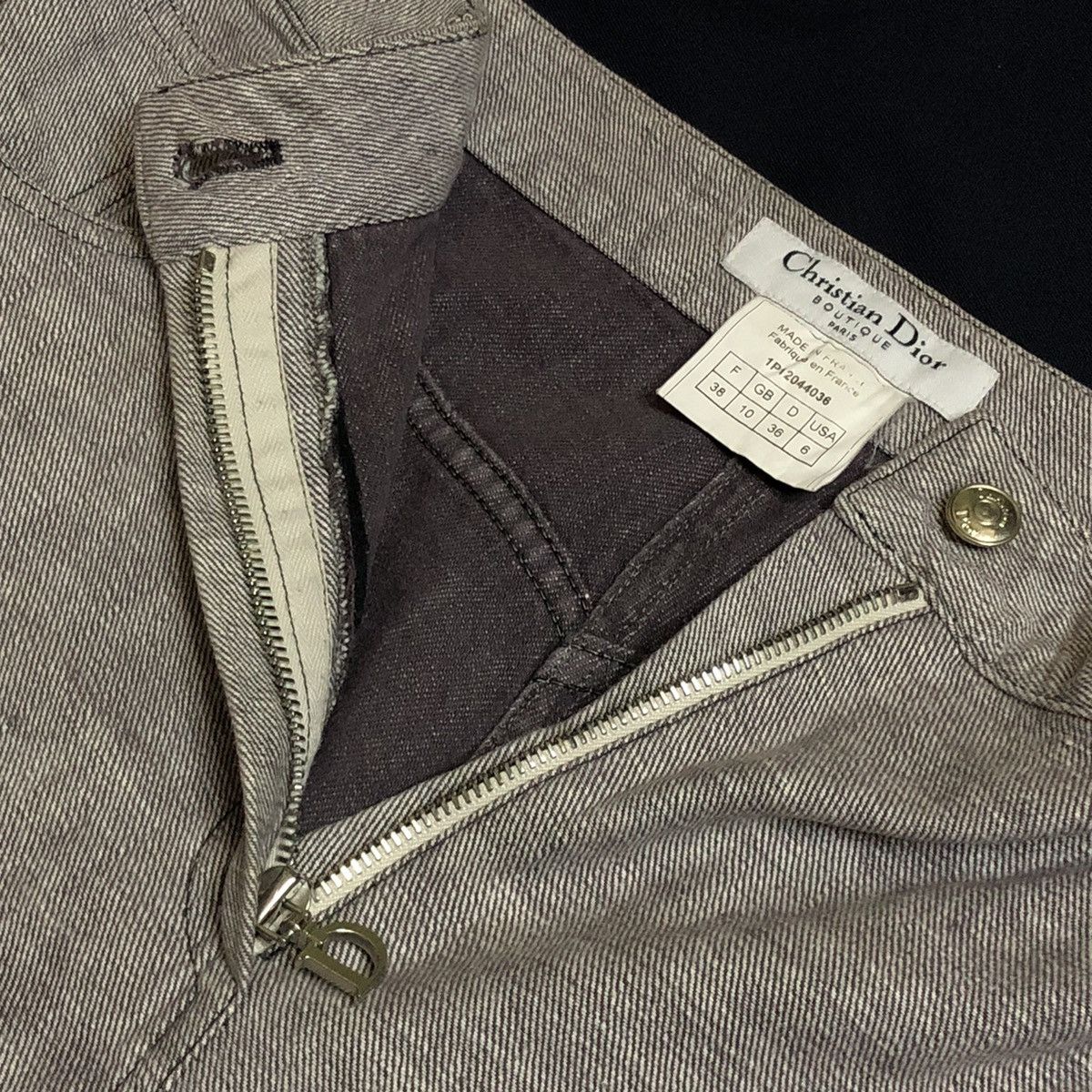 Christian Dior Monsieur Vintage Authentic Christian Dior Riri Zipper Size US 30 / EU 46 - 4 Thumbnail