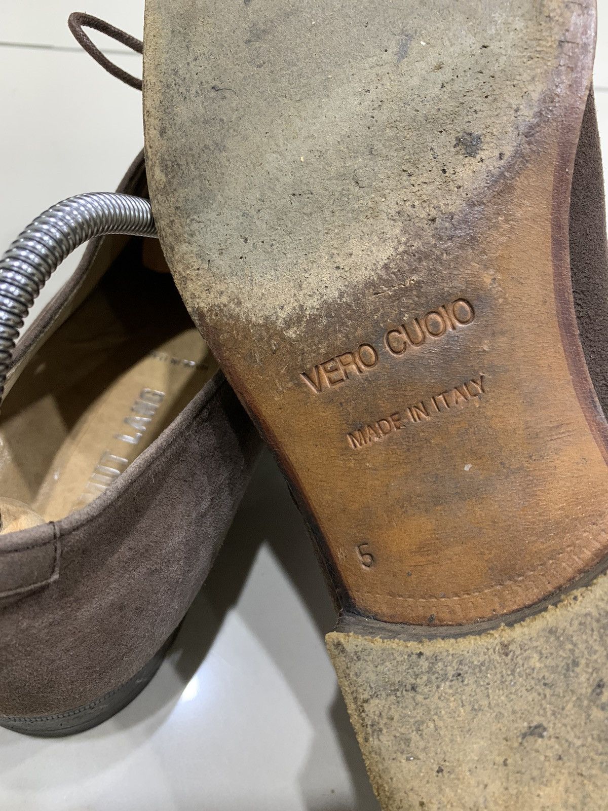 Helmut Lang VINTAGE HELMUT LANG SUEDE OXFORD SHOES Size US 5 / EU 37 - 5 Thumbnail