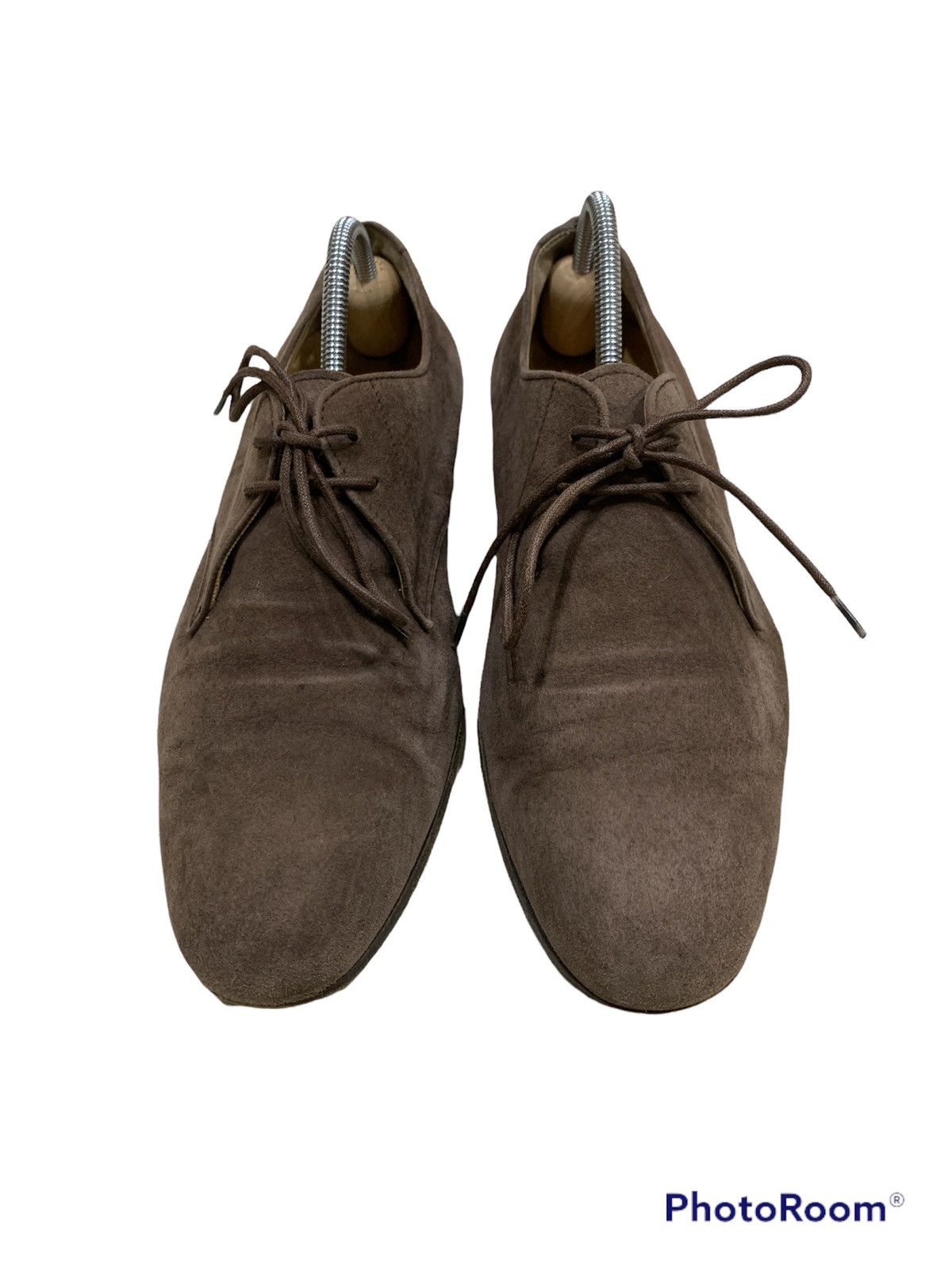Helmut Lang VINTAGE HELMUT LANG SUEDE OXFORD SHOES Size US 5 / EU 37 - 2 Thumbnail