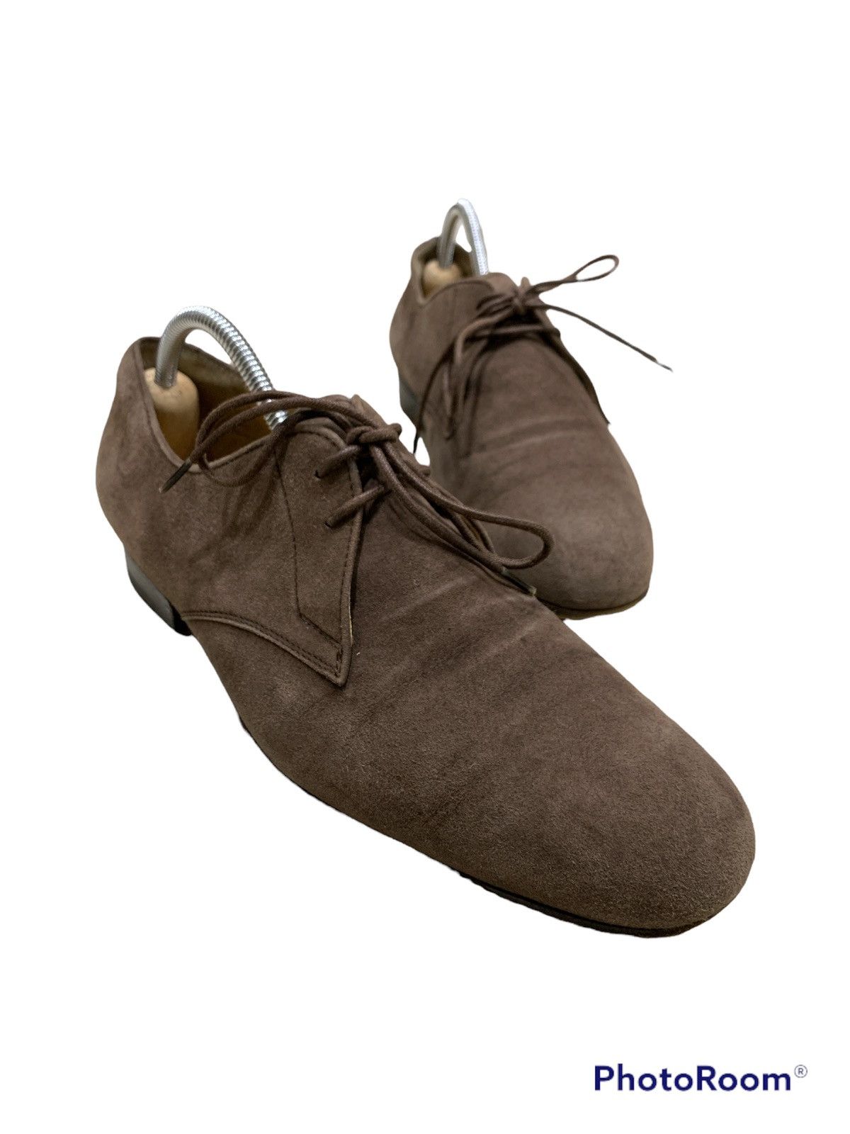 Helmut Lang VINTAGE HELMUT LANG SUEDE OXFORD SHOES Size US 5 / EU 37 - 3 Thumbnail