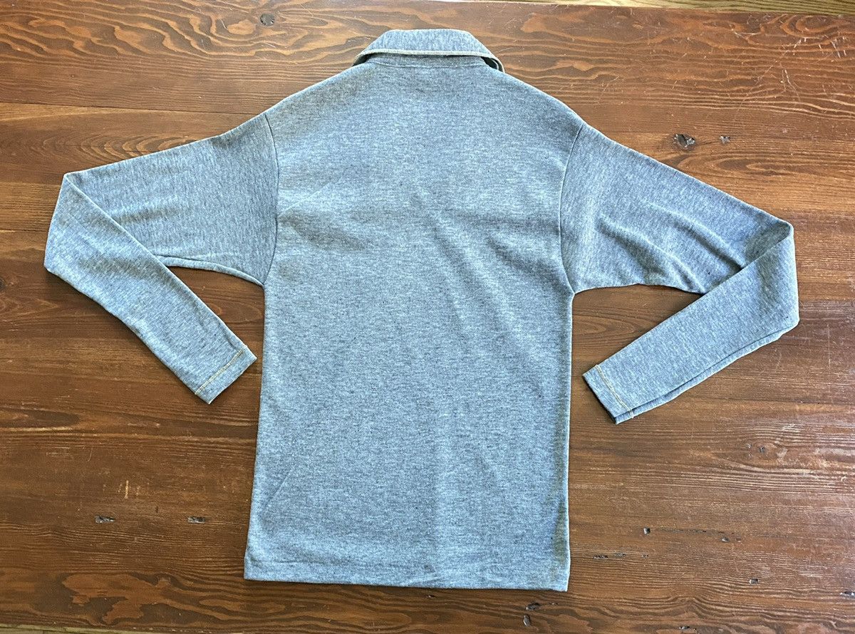 Retrofit Vintage 70’s Bold & Brassy Peter Pan Collar Long Sleeve Polo Size US M / EU 48-50 / 2 - 11 Thumbnail
