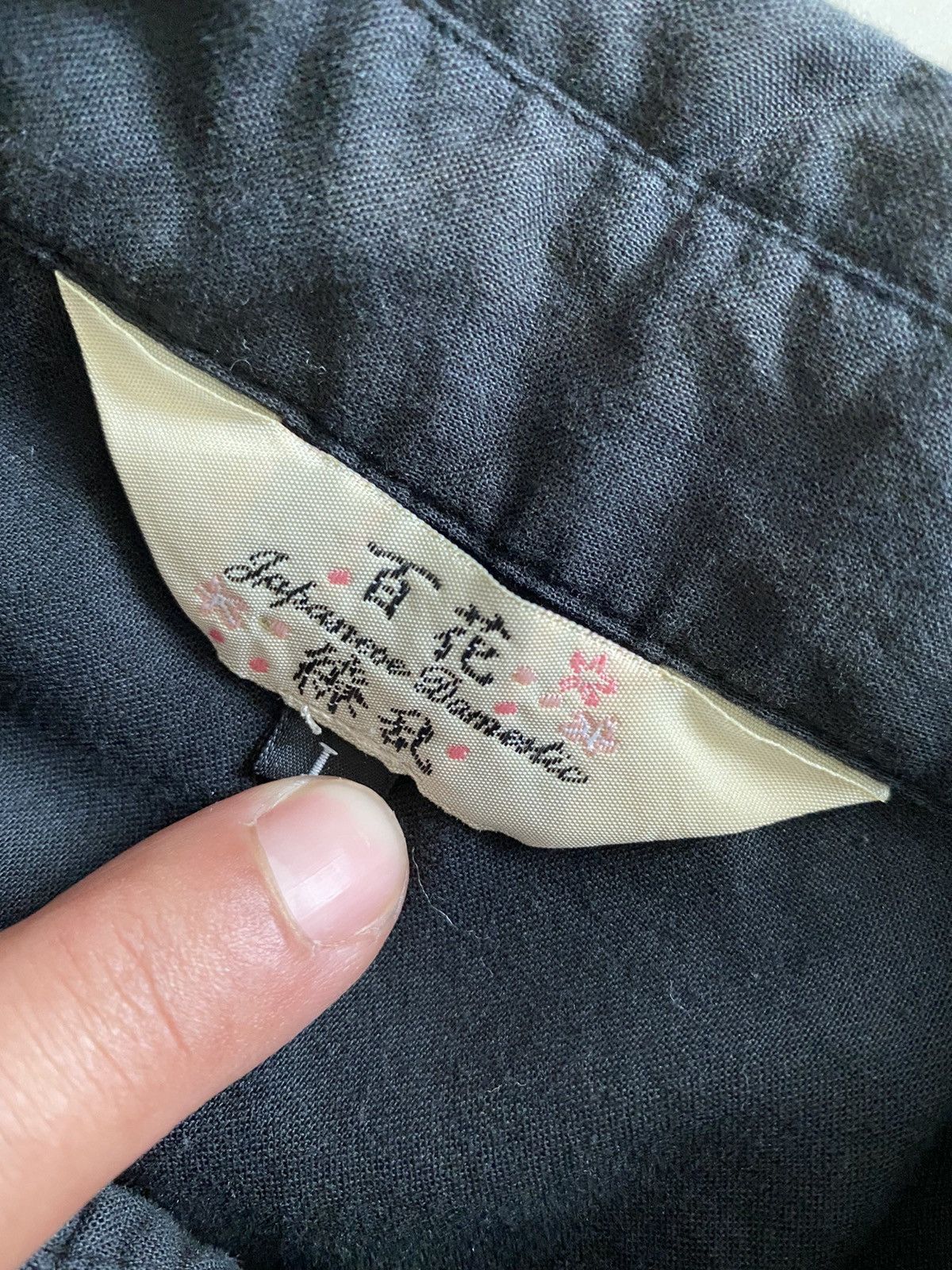Japanese Brand × Vintage 🇯🇵 Traditional embroidery Koi Button Shirt design Rare Size US L / EU 52-54 / 3 - 7 Thumbnail