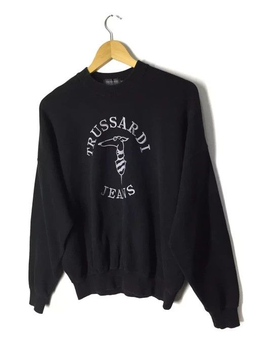 Trussardi Trussardi Jeans Big Logo Sweatshirt Size US L / EU 52-54 / 3 - 2 Thumbnail