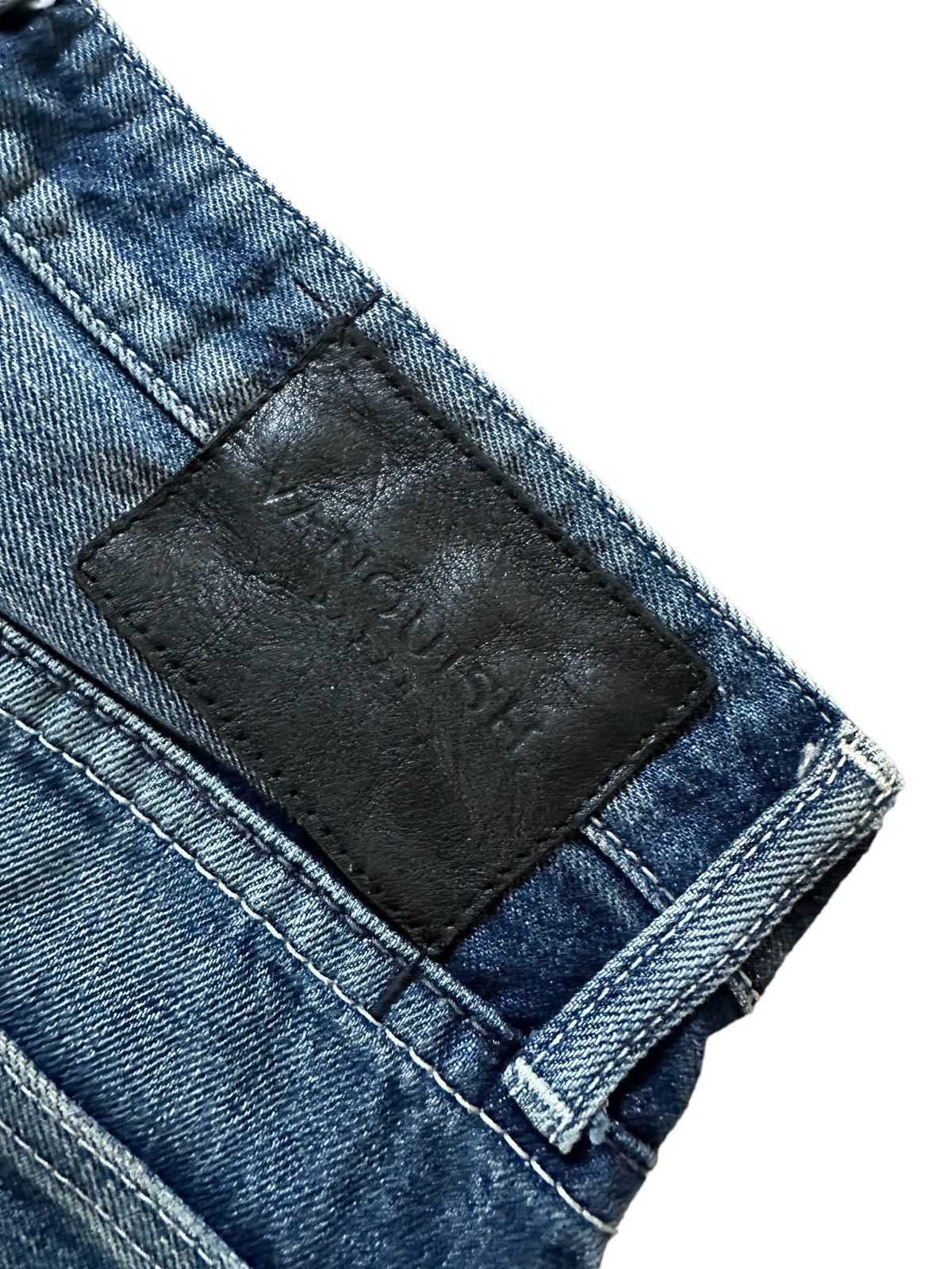 Fragment Design × Vanquish SS08 Vanquish Japan low rise washed blue jeans Size US 31 - 12 Thumbnail