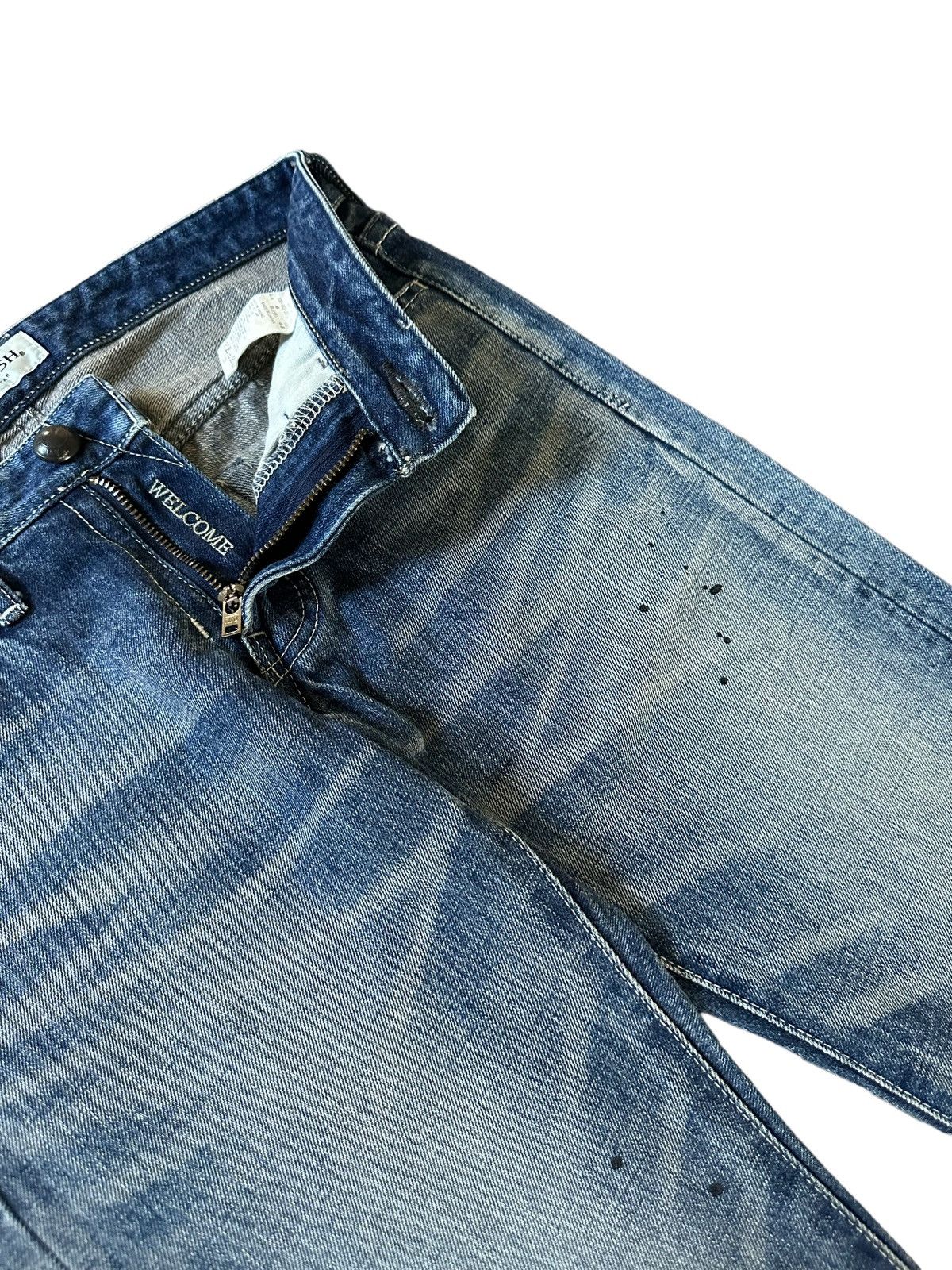 Fragment Design × Vanquish SS08 Vanquish Japan low rise washed blue jeans Size US 31 - 9 Thumbnail