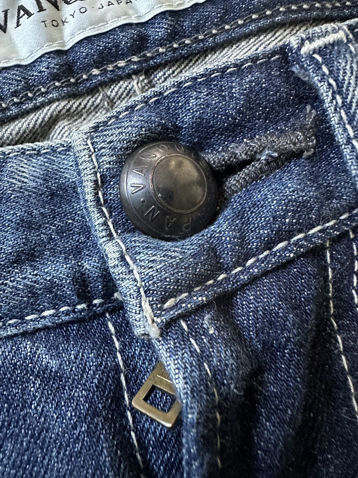 Fragment Design × Vanquish SS08 Vanquish Japan low rise washed blue jeans Size US 31 - 13 Thumbnail