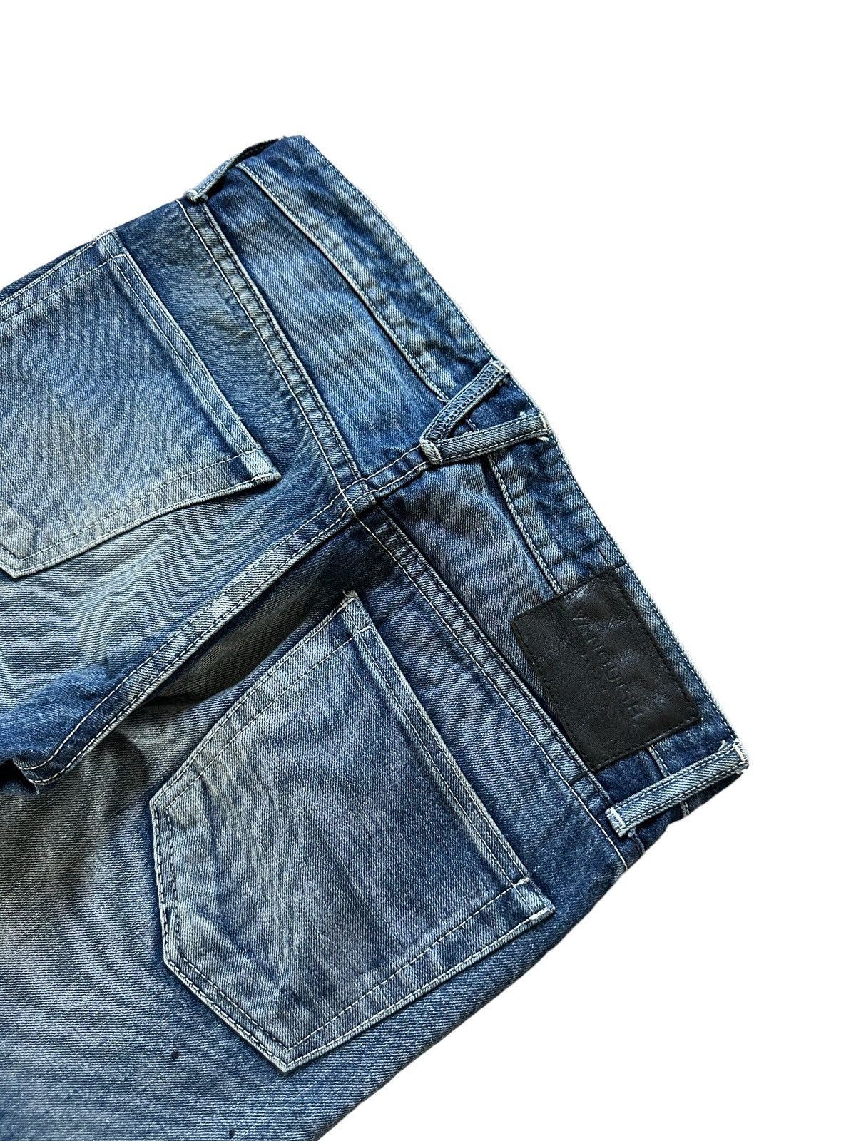 Fragment Design × Vanquish SS08 Vanquish Japan low rise washed blue jeans Size US 31 - 11 Thumbnail
