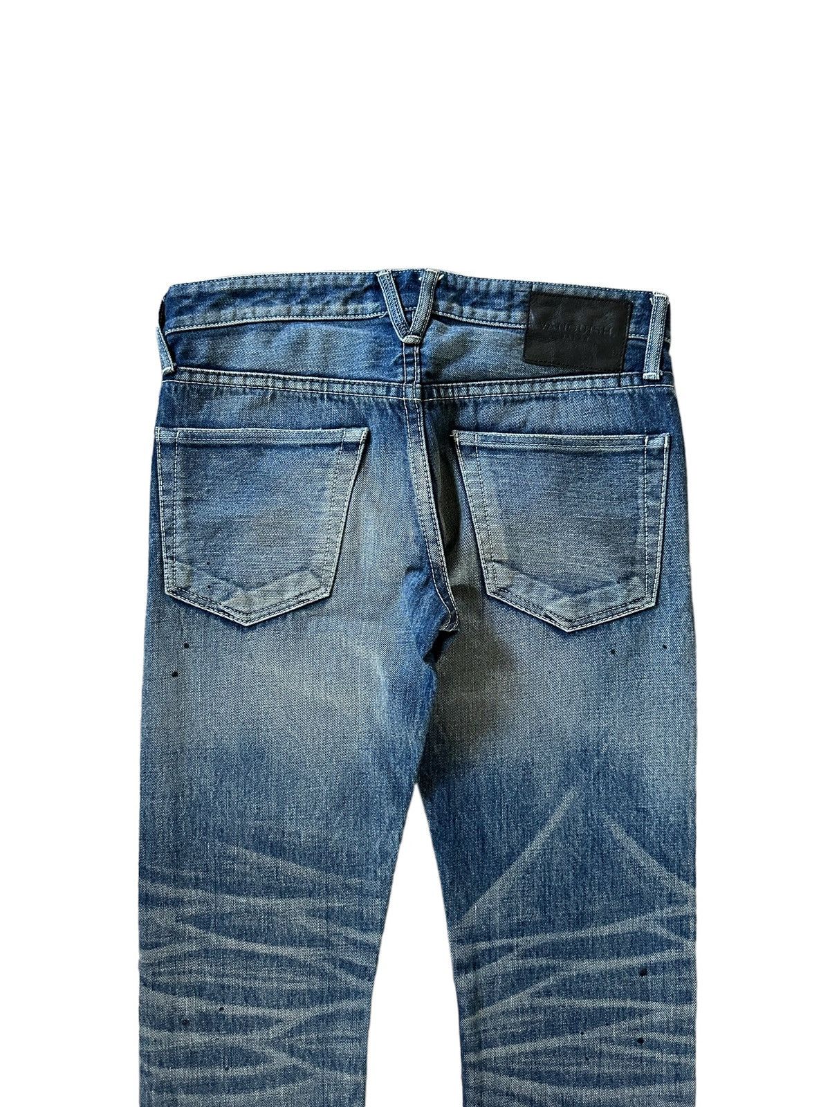 Fragment Design × Vanquish SS08 Vanquish Japan low rise washed blue jeans Size US 31 - 10 Thumbnail