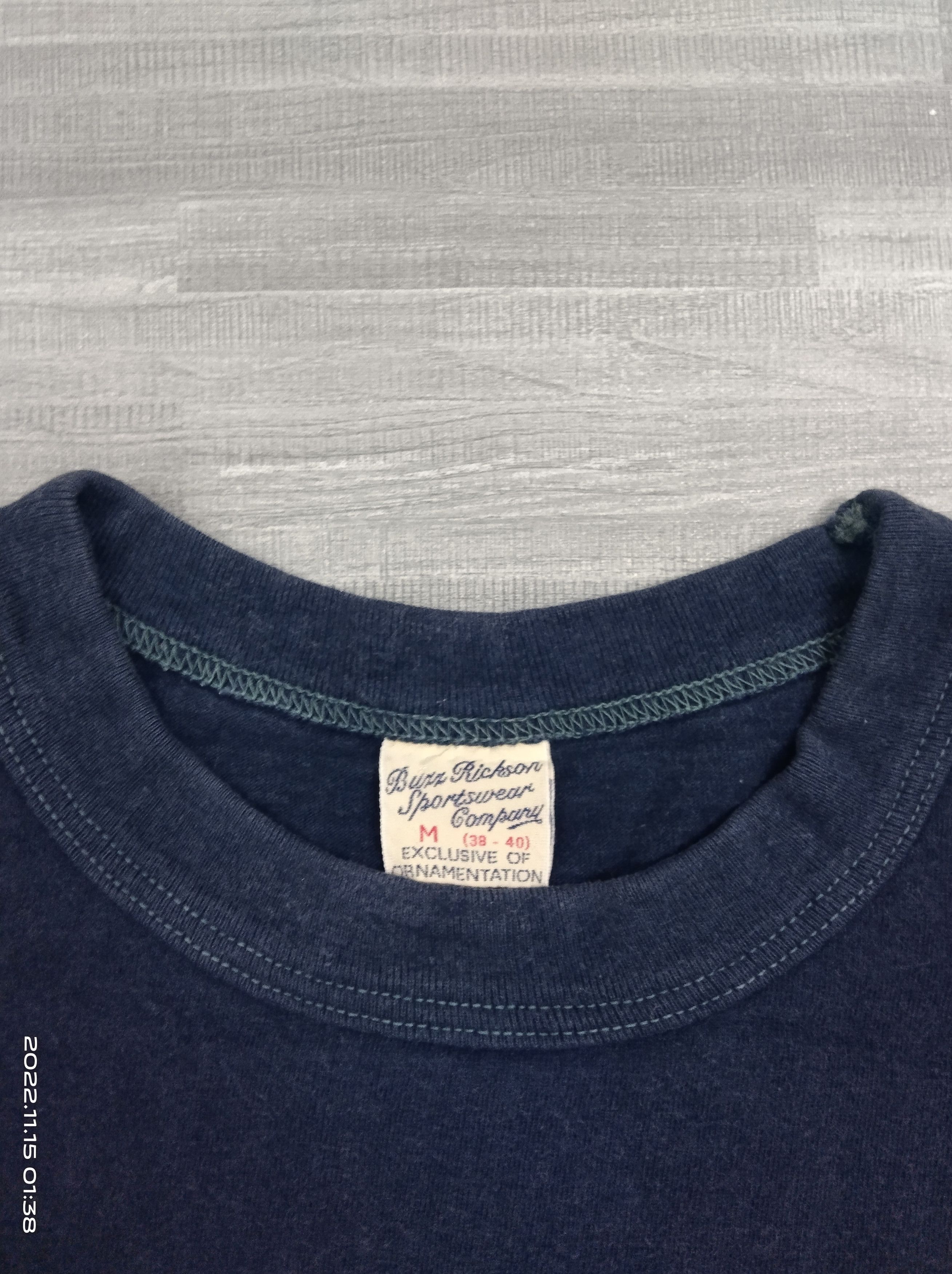 Buzz Rickson's × Vintage DiSTRESSED FADE BUZZ RICKSON USN POCKET T SHIRT Size US M / EU 48-50 / 2 - 4 Thumbnail