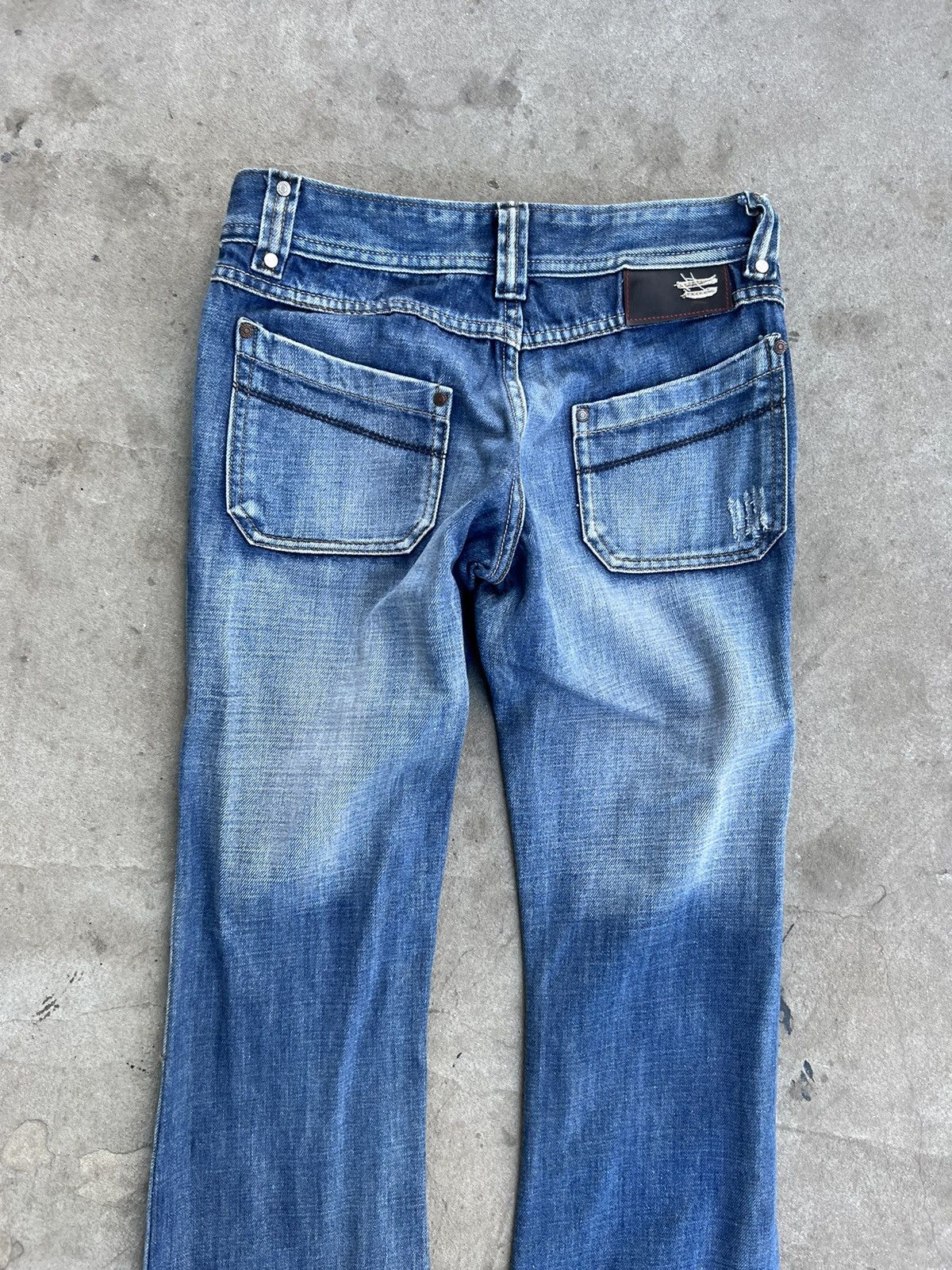 Diesel Vintage Diesel Jeans Flare Washed Denim Size 27" / US 4 / IT 40 - 9 Thumbnail